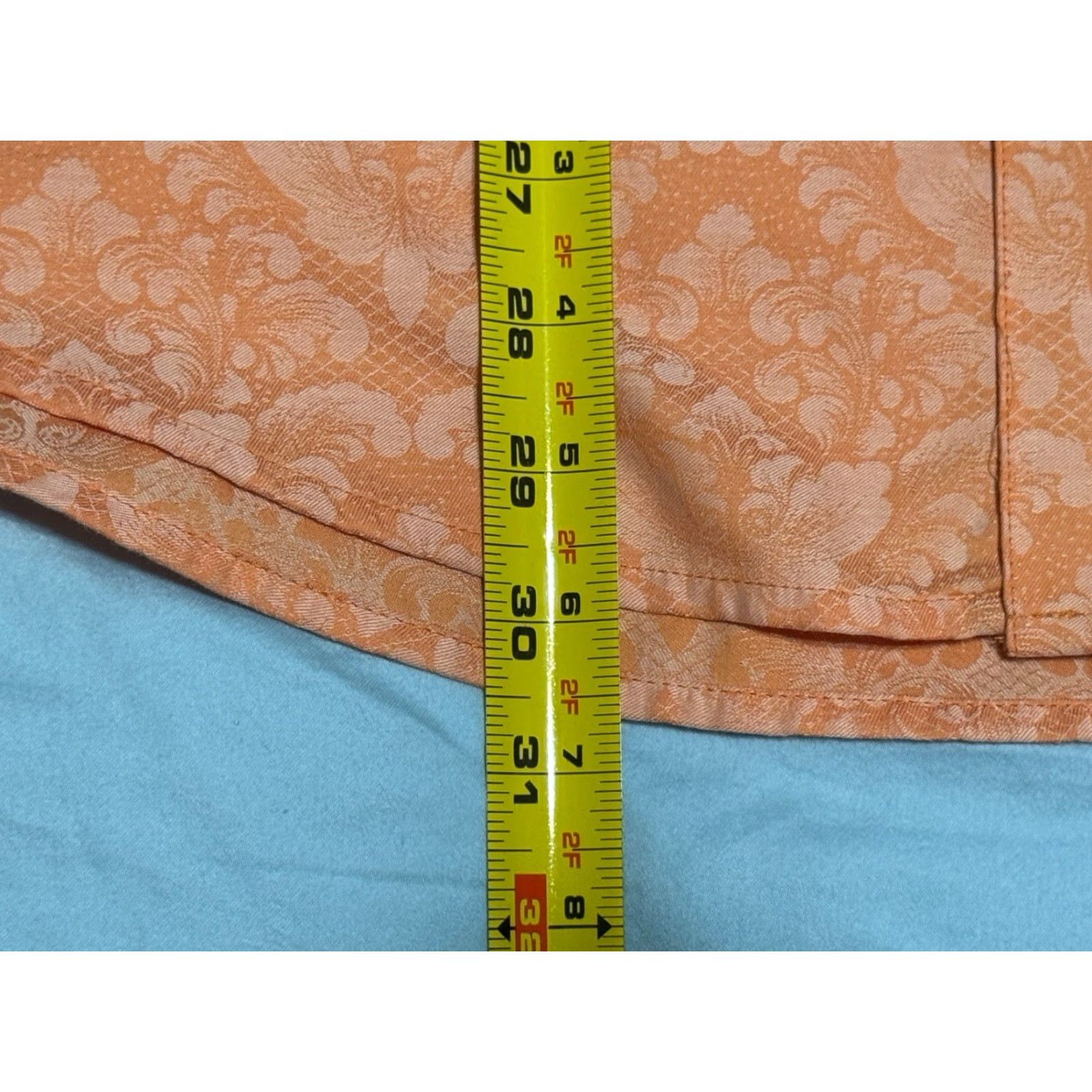 Robert Graham Robert Graham Bayview 2 Classic Fit Orange Long Sleeve Printed Classic Sz M NWT Size US M / EU 48-50 / 2 - 3 Thumbnail