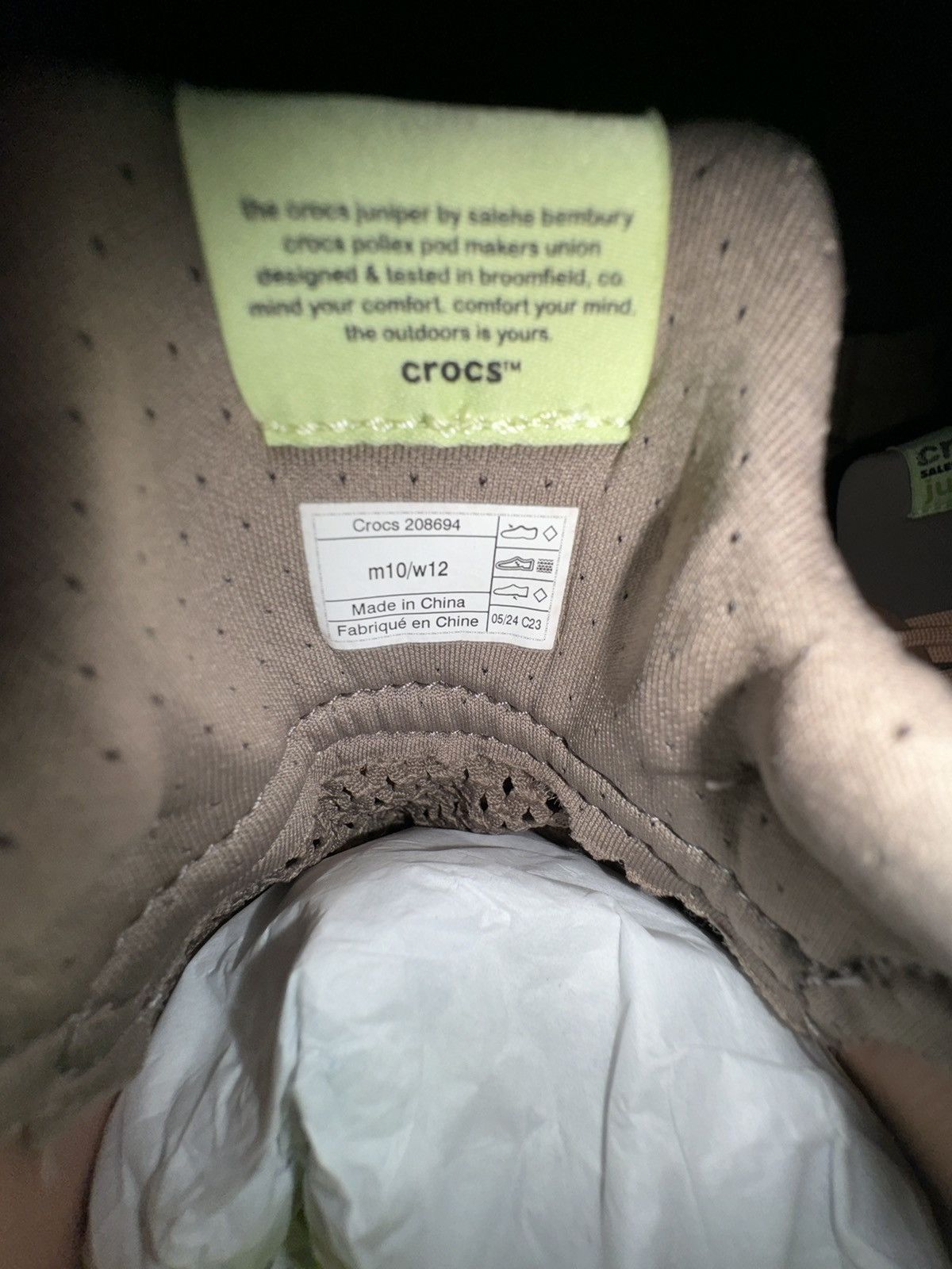 Crocs × Salehe Bembury Crocs Pollex Juniper by Salehe Bembury Guava Size US 10 / EU 43 - 6 Thumbnail