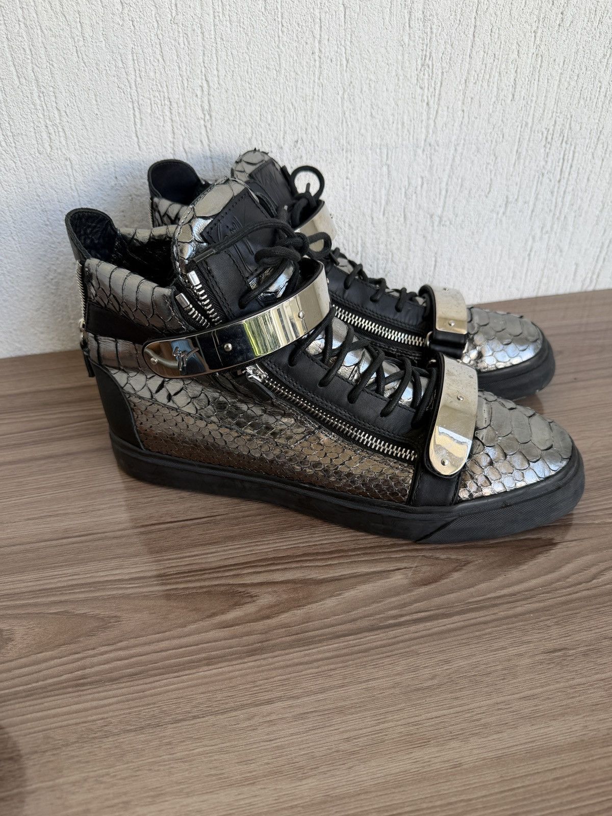 Giuseppe Zanotti Rare‼️🔥Croc embossed leather Size US 13 / EU 46 - 1 Thumbnail