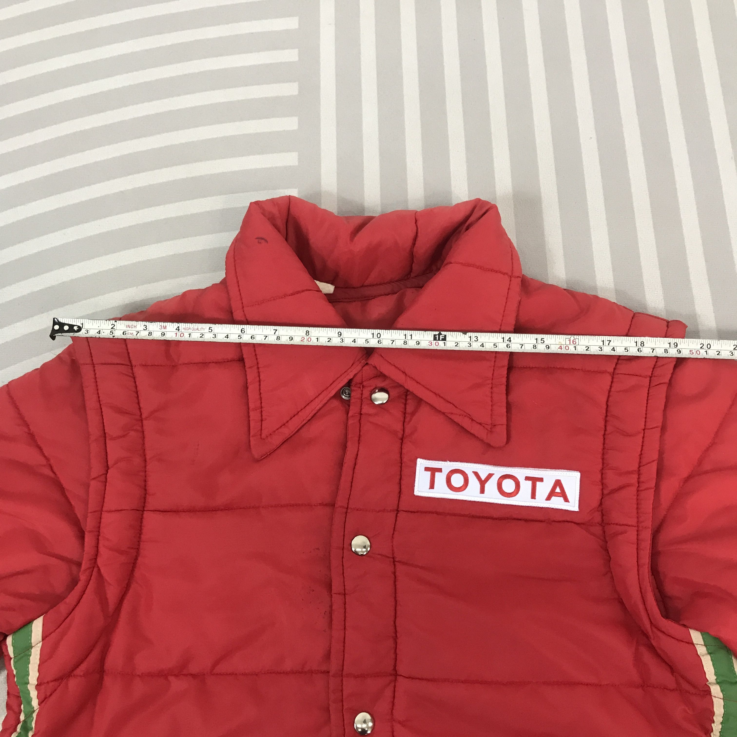 Japanese Brand Vintage Toyota Racing quilted style custom Jacket Size US L / EU 52-54 / 3 - 5 Thumbnail