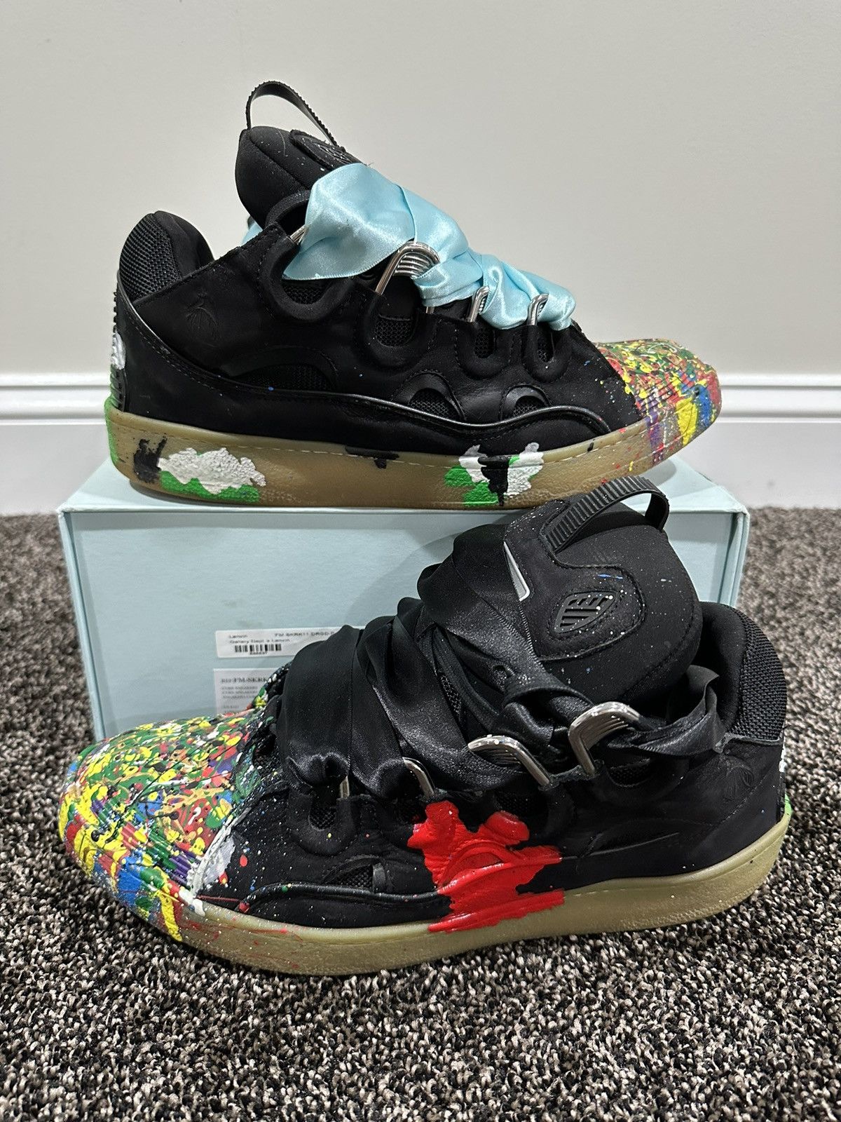 GALLERY DEPT. x LANVIN | PAINTED BUMPER SNEAKERS スニーカー Lanvin Bumper Runner x Gallery Dept | eBay