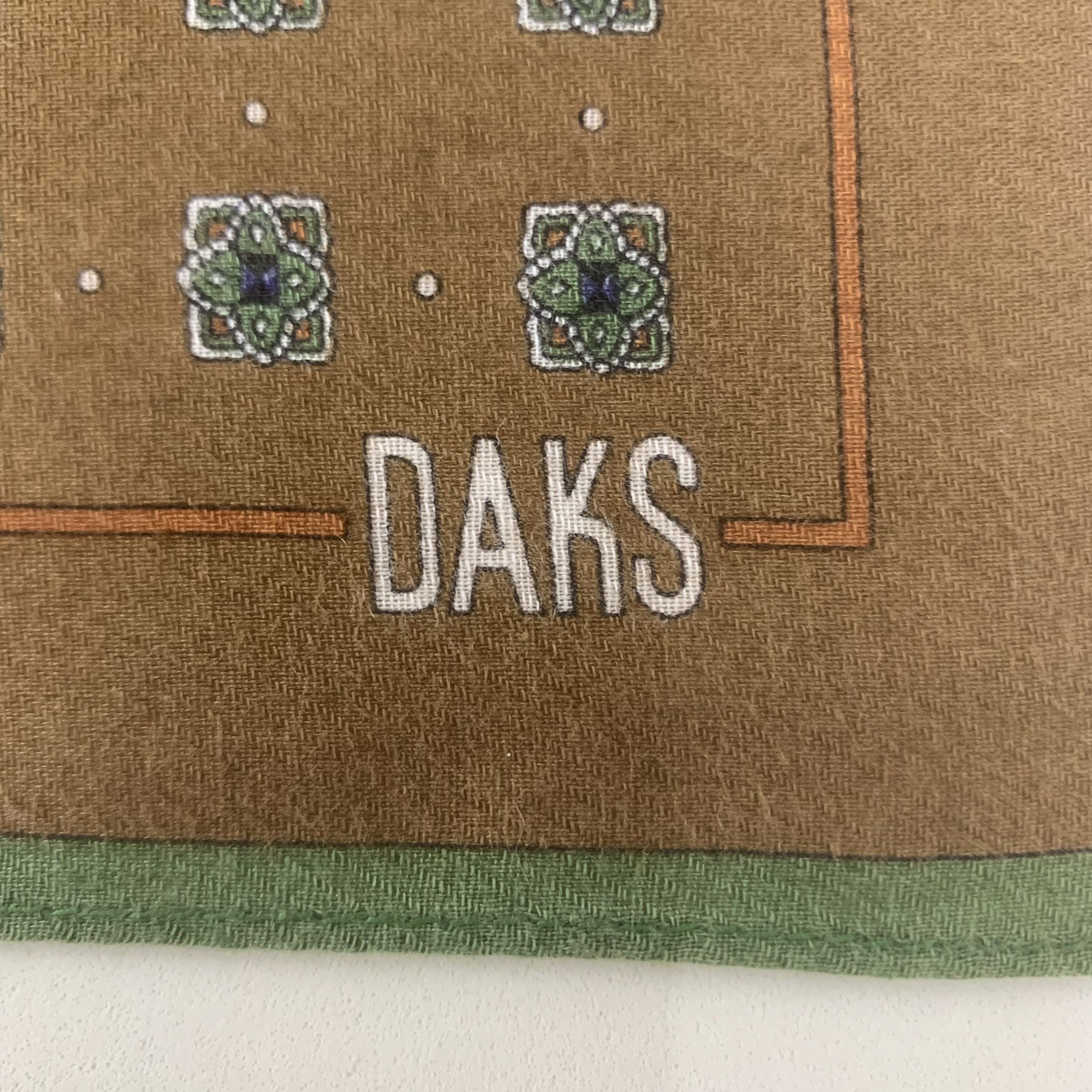 DAKS DAKS Handkerchief Bandana Neckerchief Pocket Square TB1119 Size ONE SIZE - 4 Thumbnail