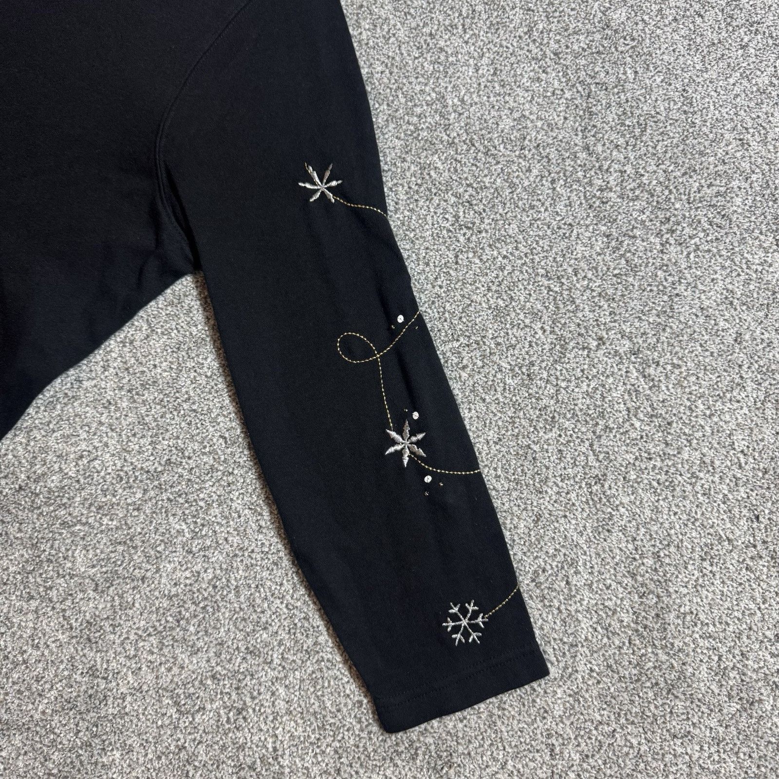 Other 90s Y2K Vintage Top Womens 3X Plus Embroidered Christmas Size 3XL / US 20-22 - 4 Thumbnail