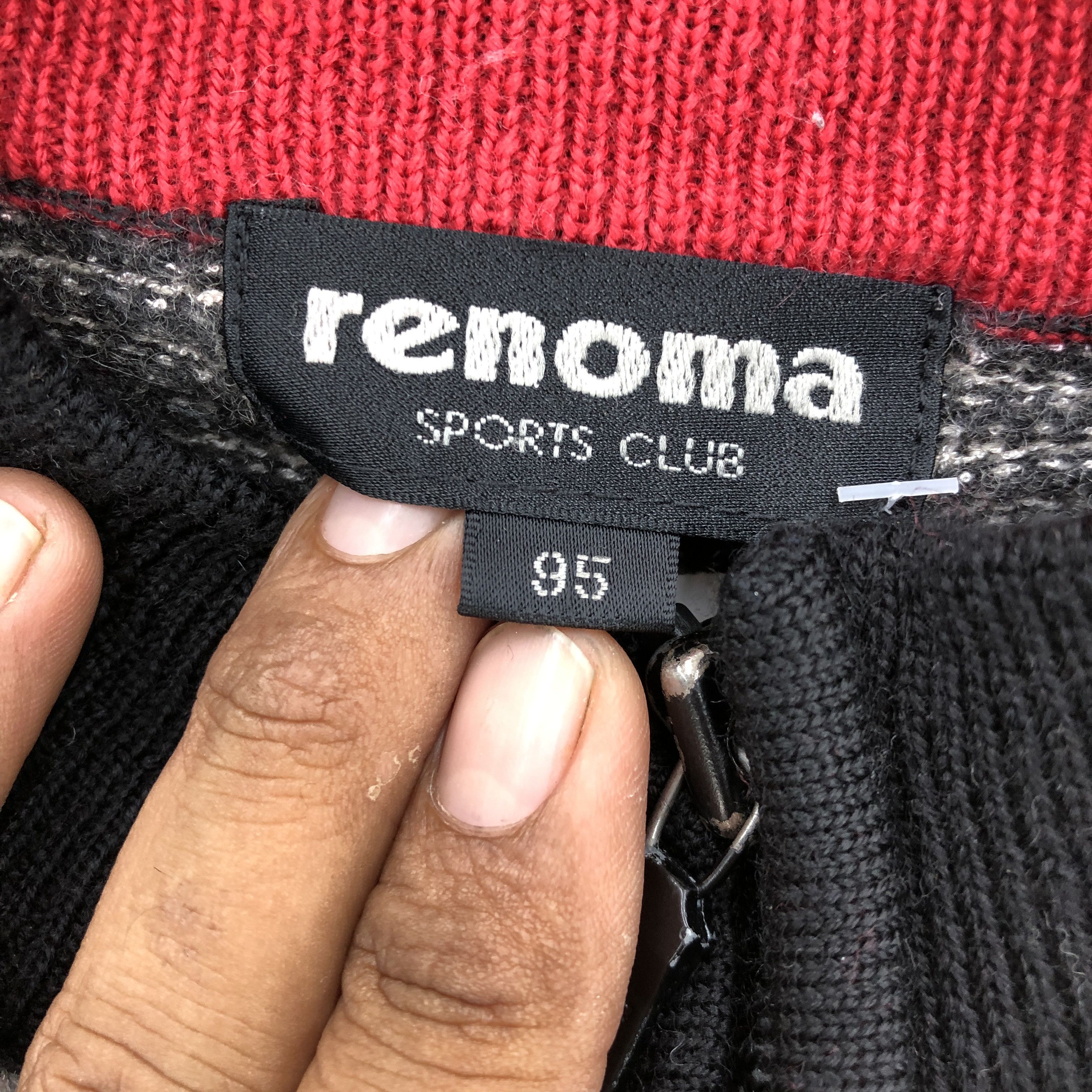 Renoma Vintage 90's Renoma Sweater Renoma Zipper Sweatshirt Size US S / EU 44-46 / 1 - 4 Thumbnail