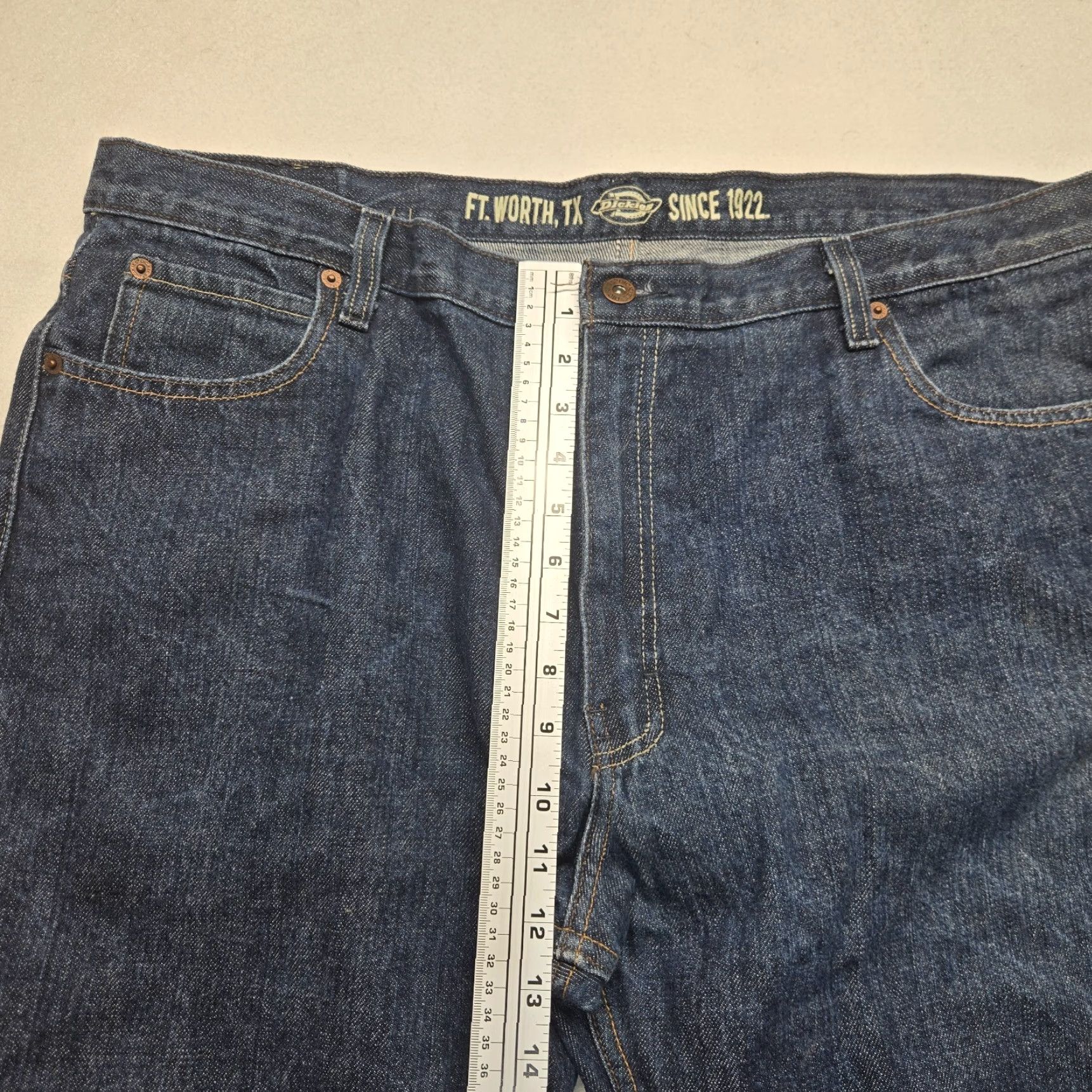 Dickies VINTAGE Dickies Relaxed Fit Denim Work Blue Jeans Adult Men 40 X 30 Workwear Pants Size US 40 / EU 56 - 5 Thumbnail