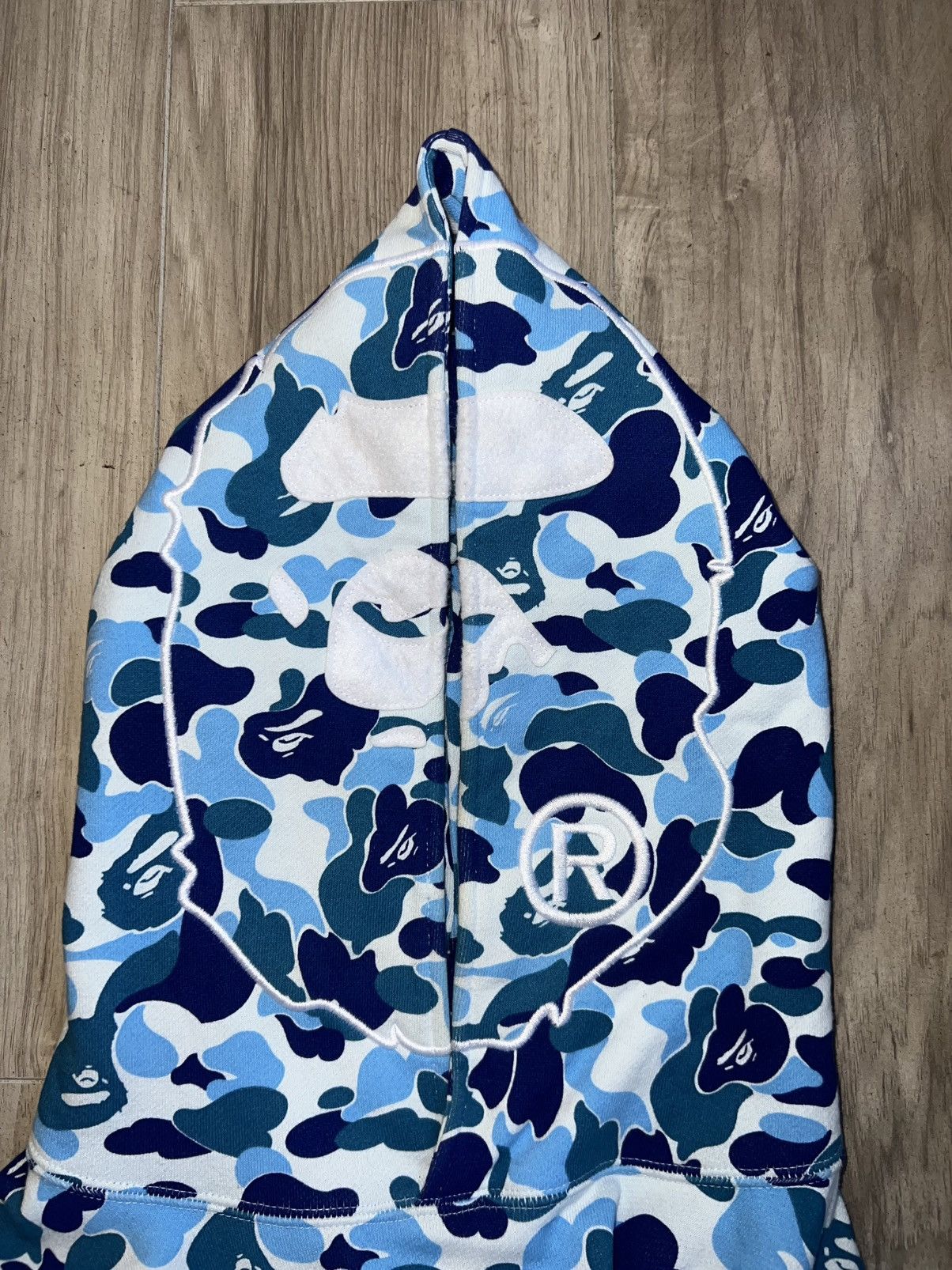 Bape Bape Blue ABC Camo 2nd Ape Pullover Hoodie🥶 Size US L / EU 52-54 / 3 - 2 Thumbnail