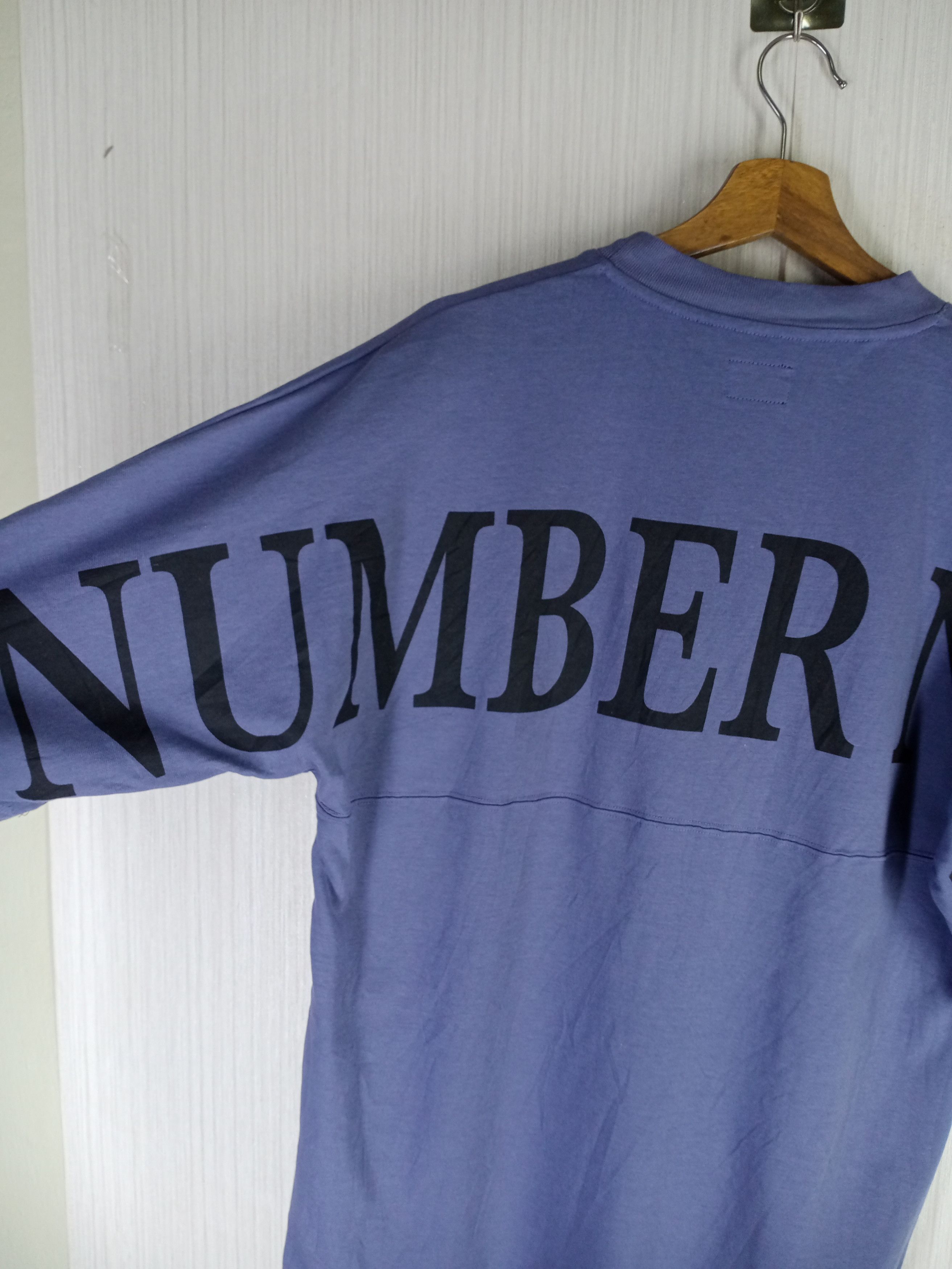 Number (N)ine Rare Number Nine Big Logo Tshirt Size US L / EU 52-54 / 3 - 6 Thumbnail