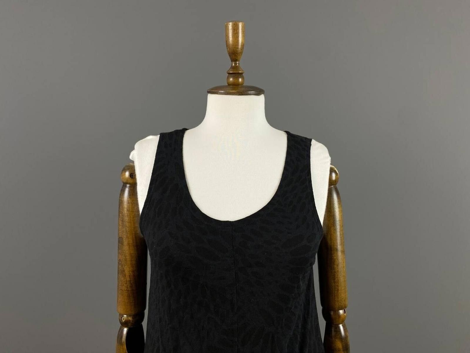 Designer Gudrun Sjoden Black Relaxed Tunic Blouson Dress Size S Size S / US 4 / IT 40 - 3 Thumbnail