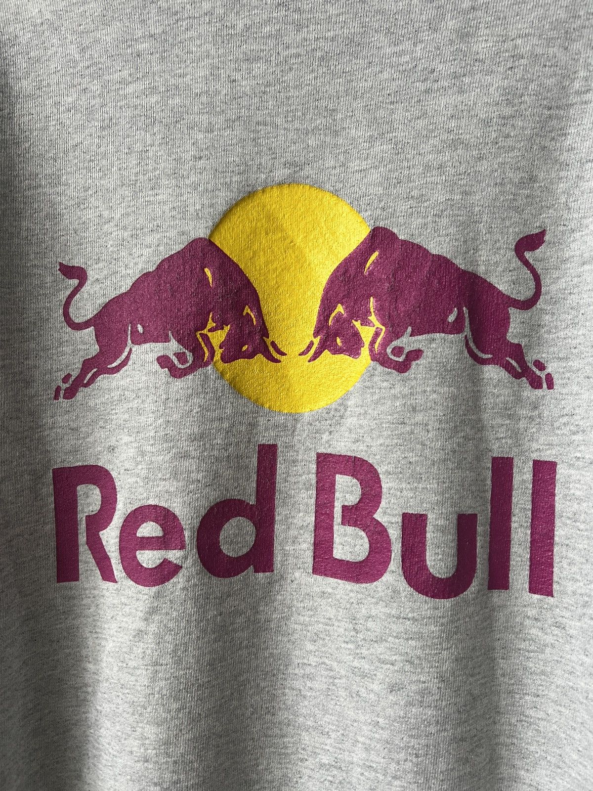 Red Bull Vintage Red Bull Big Logo Cotton Grey Sweatshirt Size M/L Size US M / EU 48-50 / 2 - 11 Thumbnail