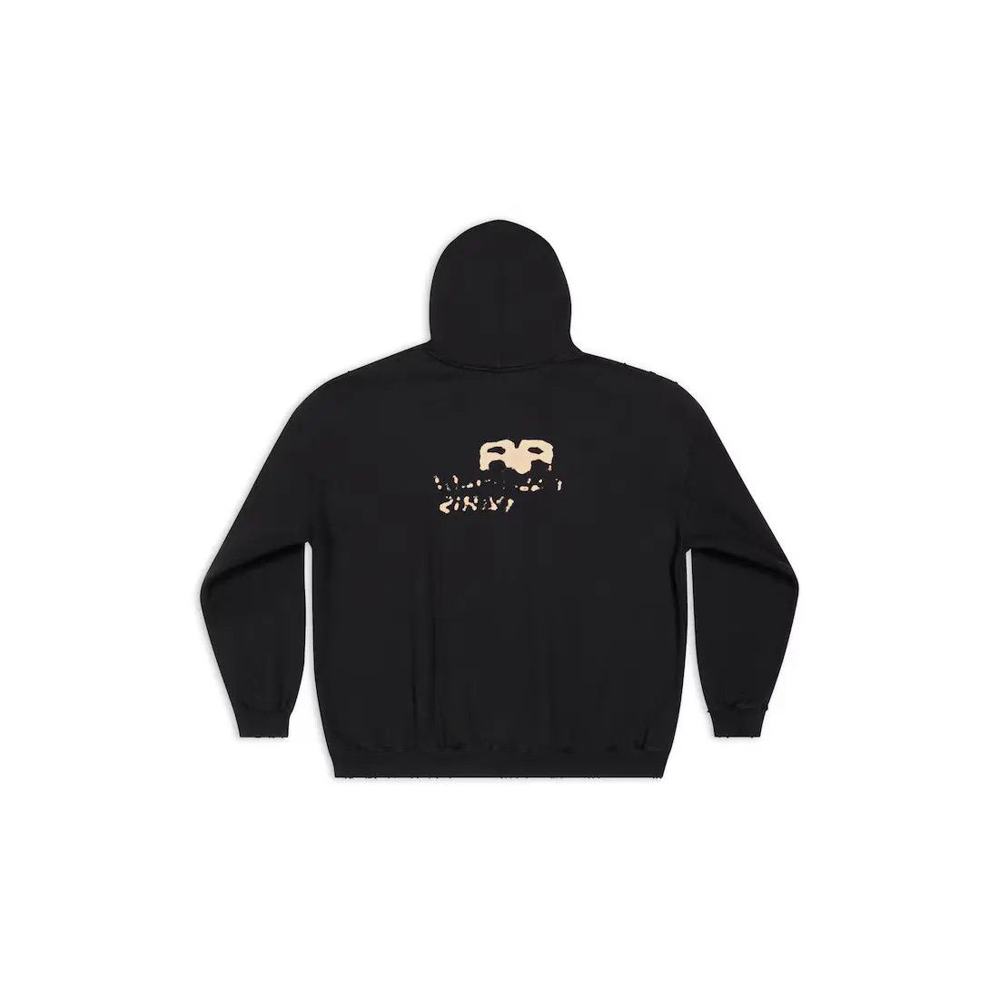 Balenciaga o1tr1nto0625 Hand-Drawn BB Icon Hoodie Large Fit in Black Size US XXS / EU 40 - 2 Thumbnail