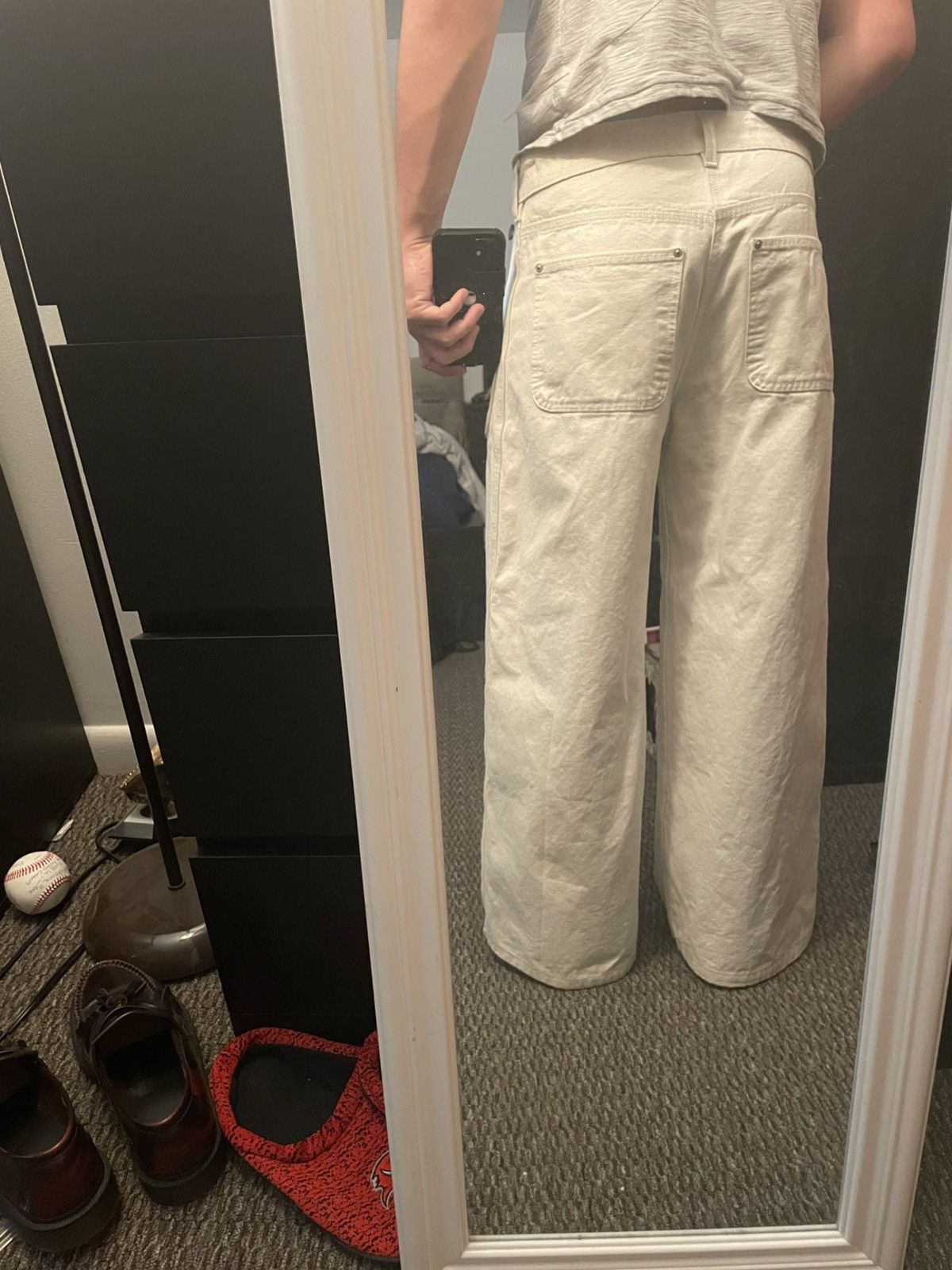 Other Verdarm Canvas Wide Leg Cream Landlubbers V1 Size US 32 / EU 48 - 3 Thumbnail