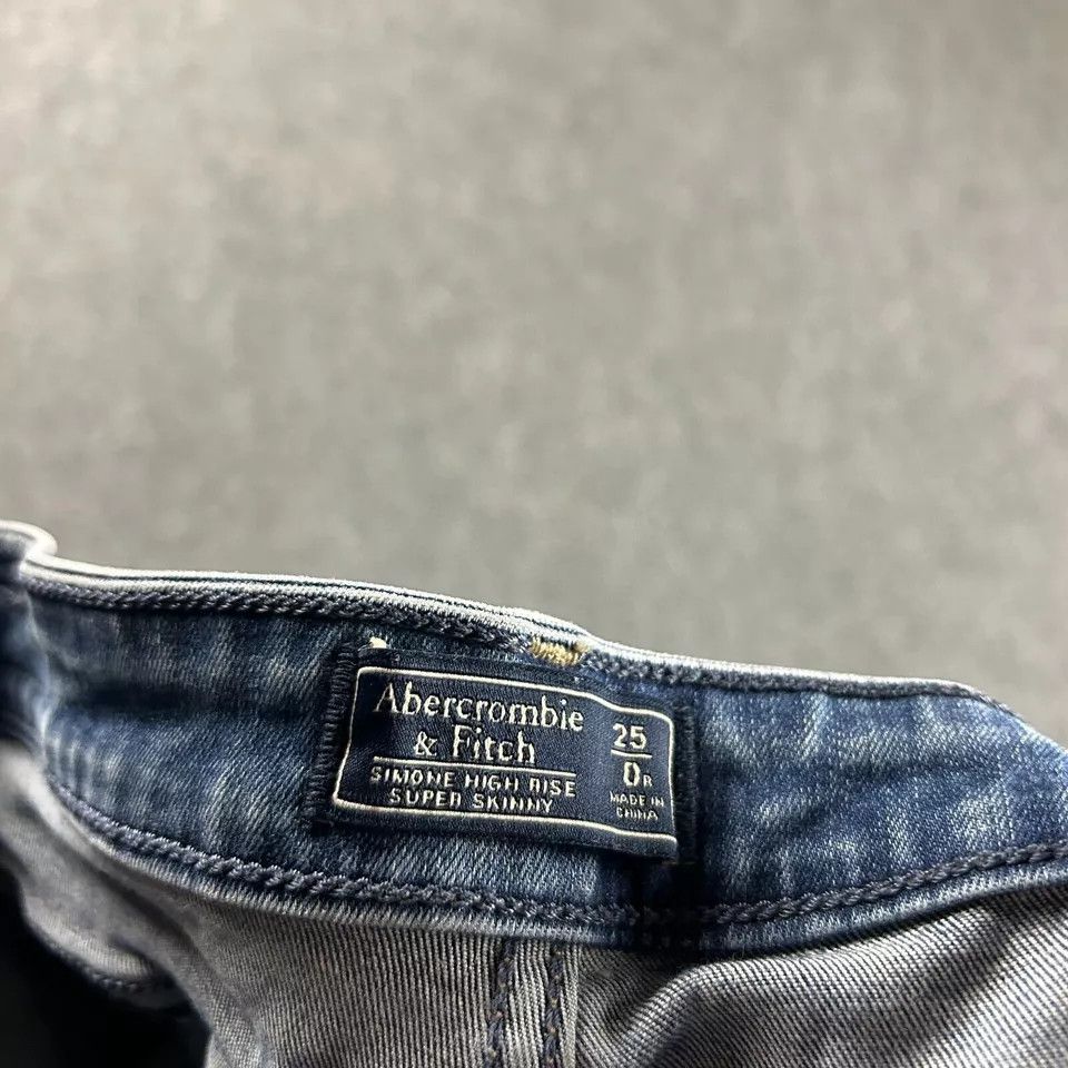 Abercrombie & Fitch Abercrombie & Fitch Jeans Womens 0R Simone Super Skinny 25W Size 25" / US 0 / IT 36 - 8 Thumbnail