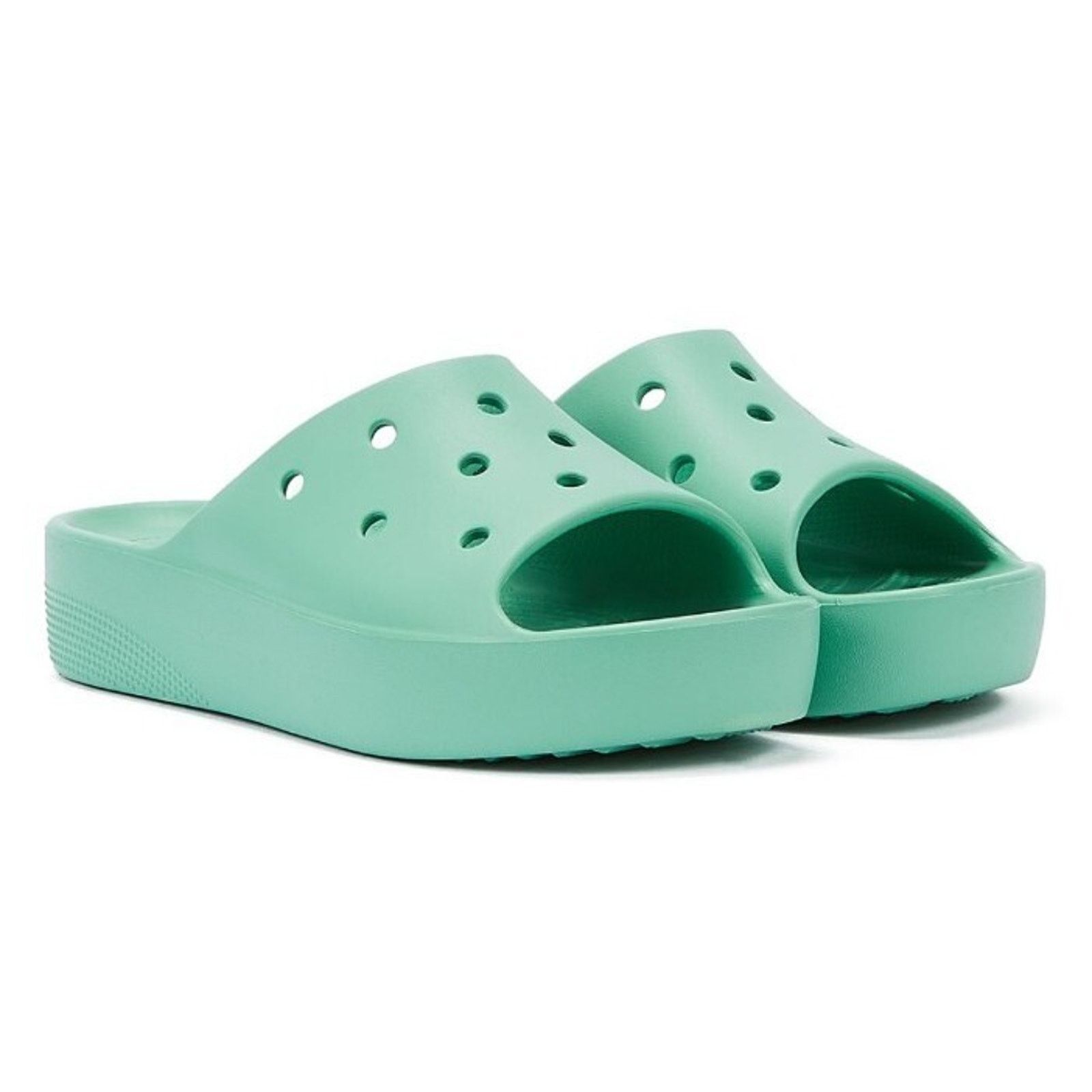 Crocs Crocs Sandals Women's Size 6 Platform Slides Jade Stone Size US 6 / IT 36 - 1 Thumbnail