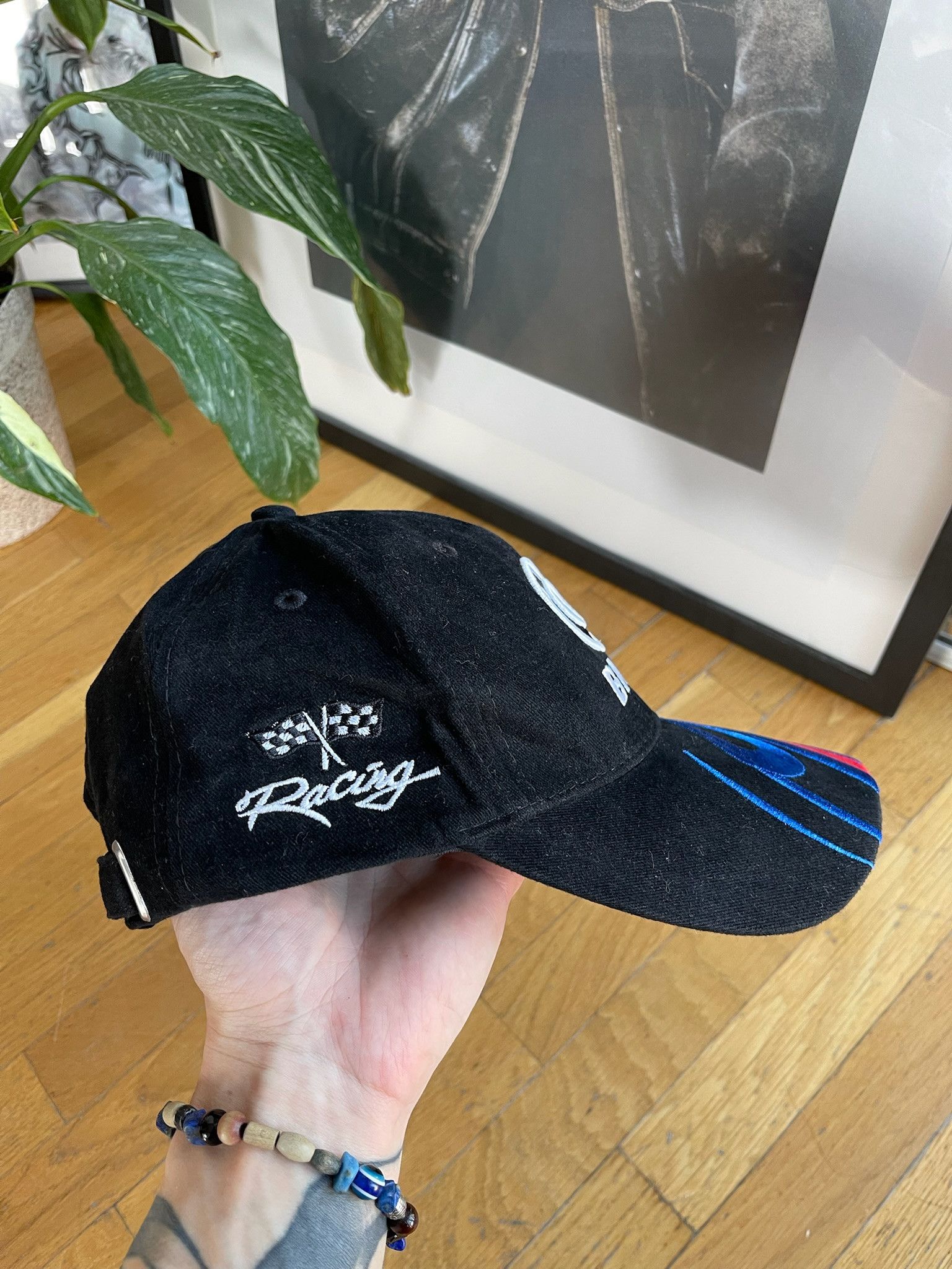 BMW Vintage BMW Racing Cap flame tribal techno berlin Size ONE SIZE - 5 Thumbnail