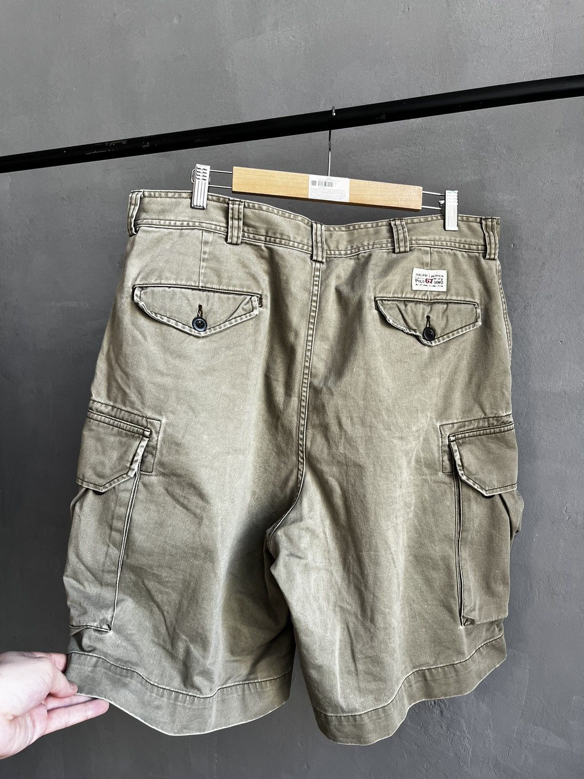 Polo Ralph Lauren × RRL Ralph Lauren × Vintage Polo Ralph Lauren cargo shorts vintage Size US 36 / EU 52 - 4 Thumbnail