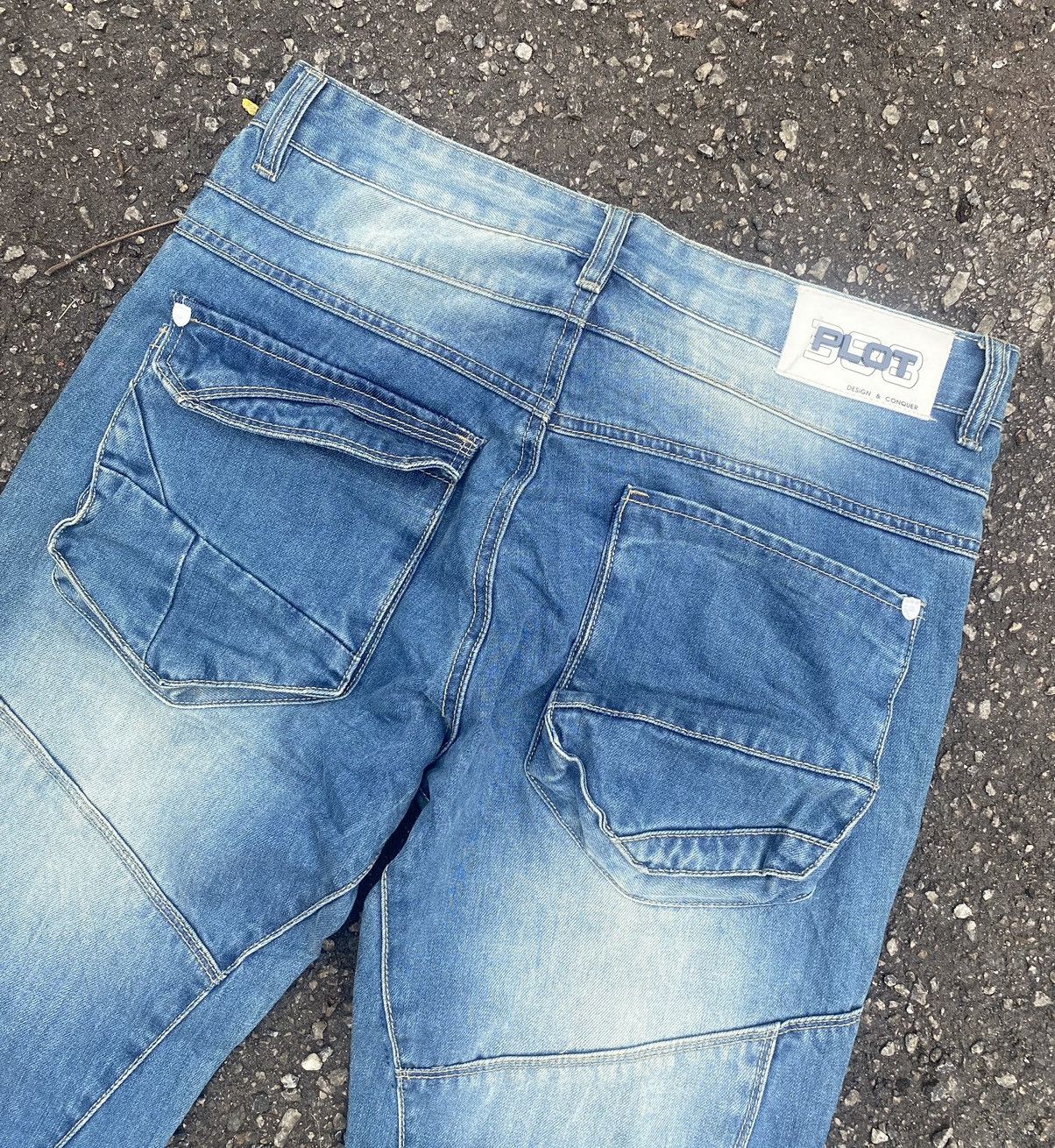 Other Multi Pocket Pants Biker Jeans Plot Denim Size US 32 / EU 48 - 5 Thumbnail