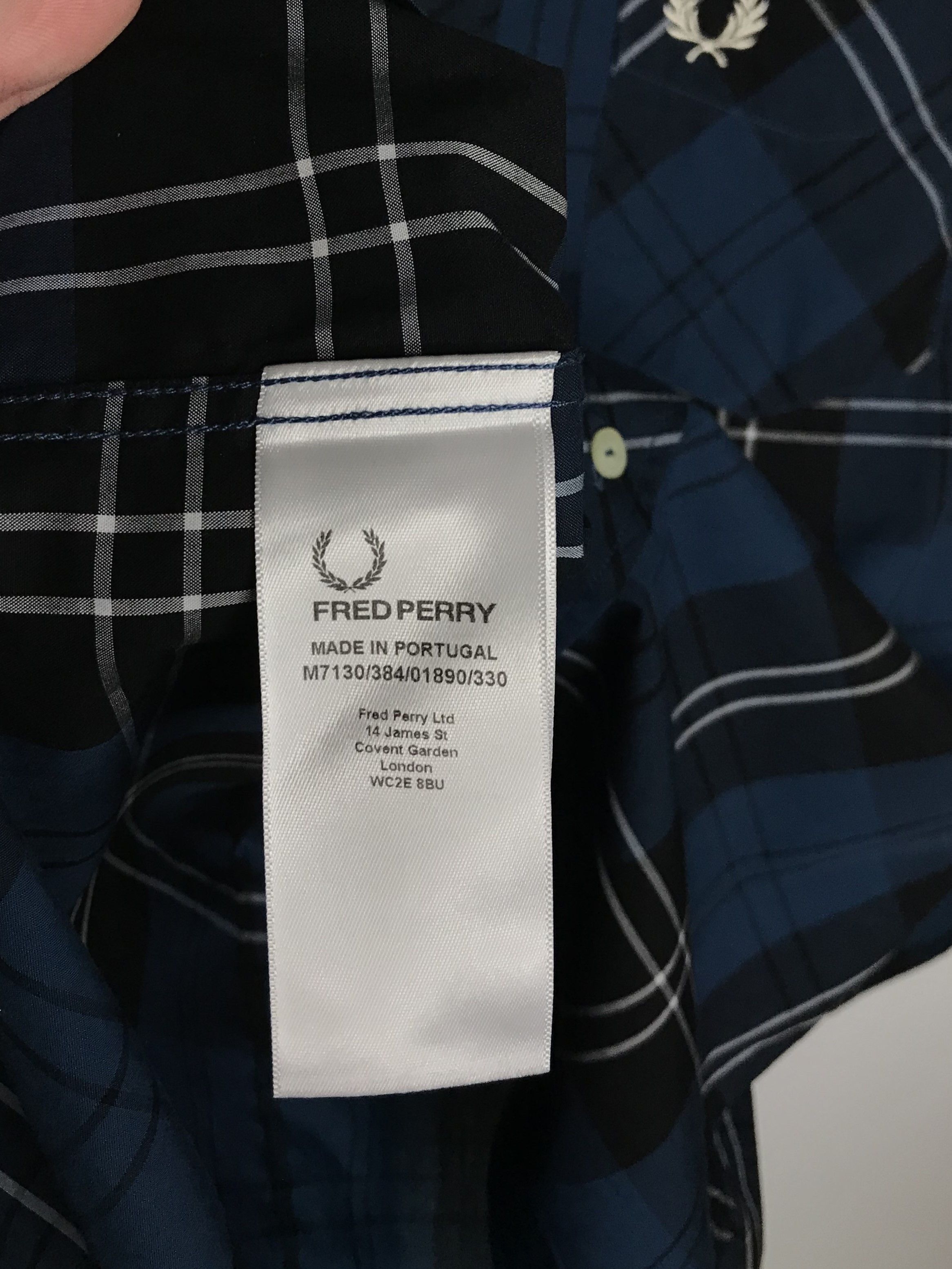 Fred Perry Fred Perry Mens Plaid Button Up Shirt Size M Size US M / EU 48-50 / 2 - 6 Thumbnail