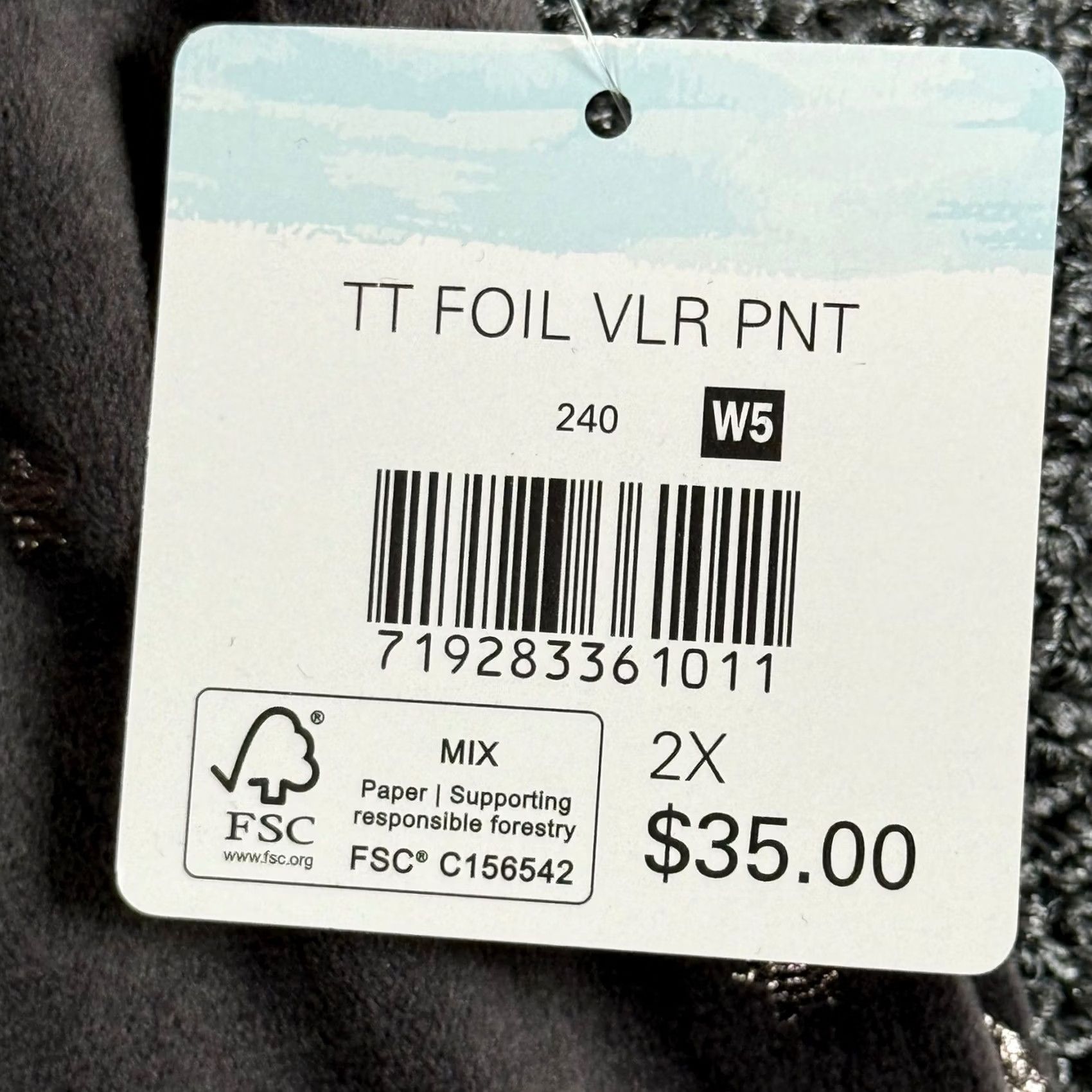 Velour Tranquil & True Women 2X Gray Velour Foil Star Pajama Pant Lounge Celestial Cozy Size 40" / US 18 - 3 Thumbnail