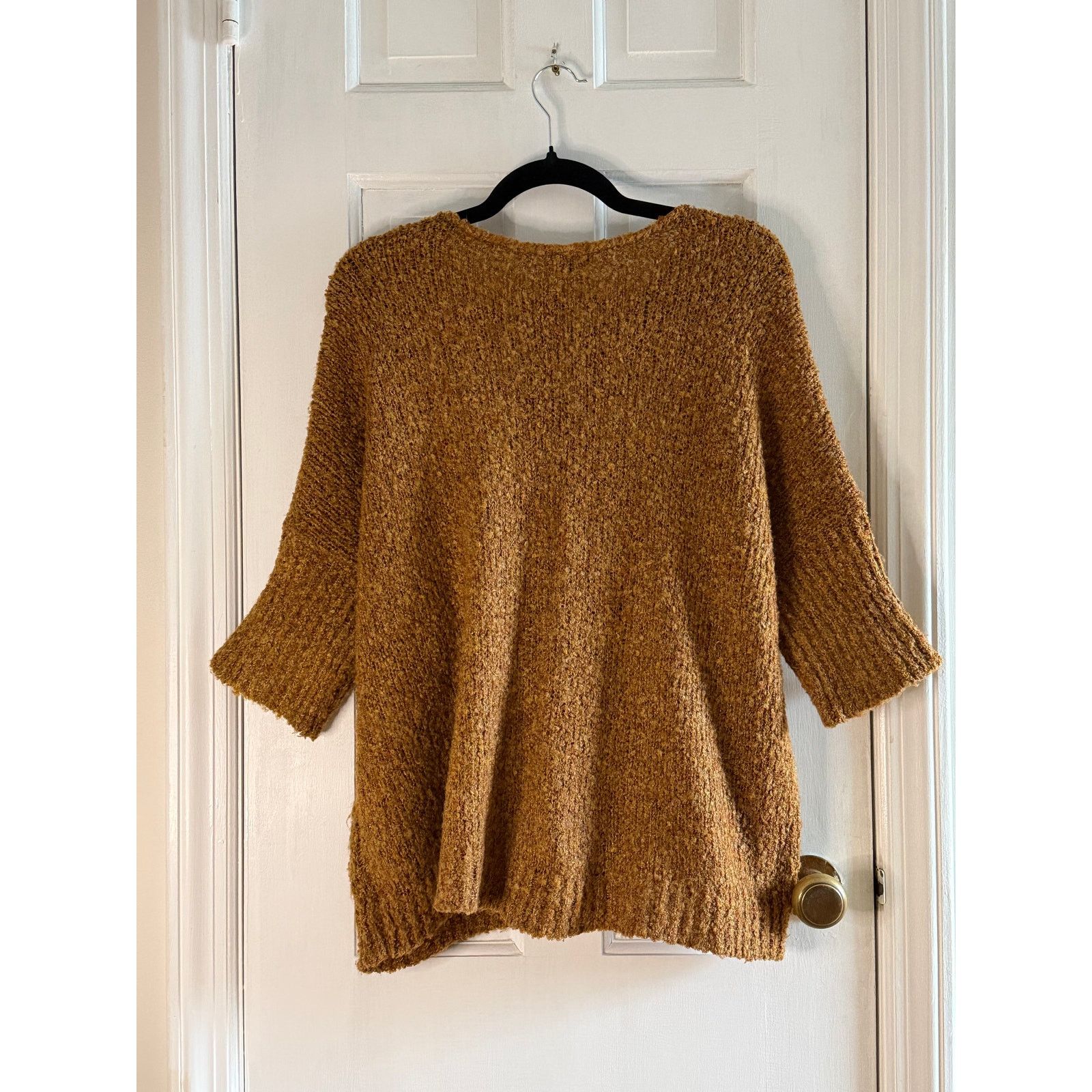 Urban Outfitters Sparkle Fade Square Golden Brown Short Sleeve Sweater Small Size S / US 4 / IT 40 - 4 Thumbnail