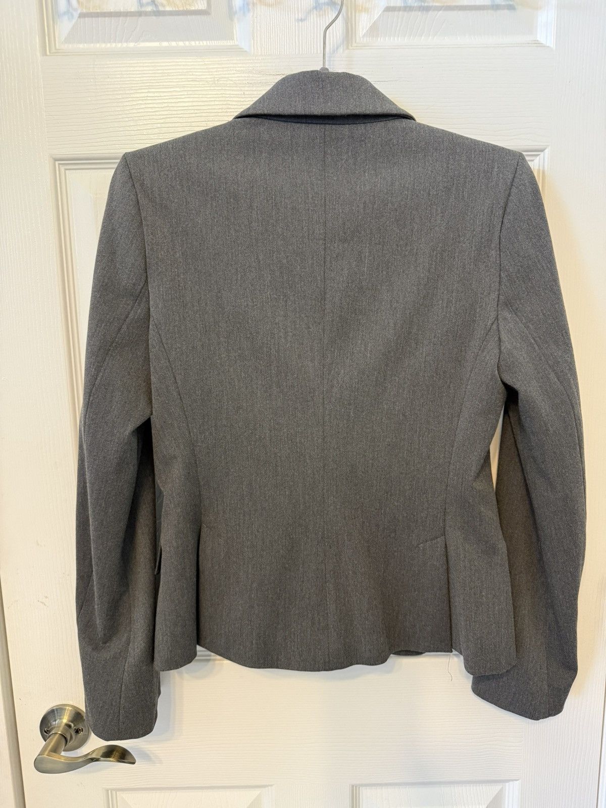 Express Express Size 10 One-Button gray Blazer notched lapel Size L / US 10 / IT 46 - 8 Thumbnail