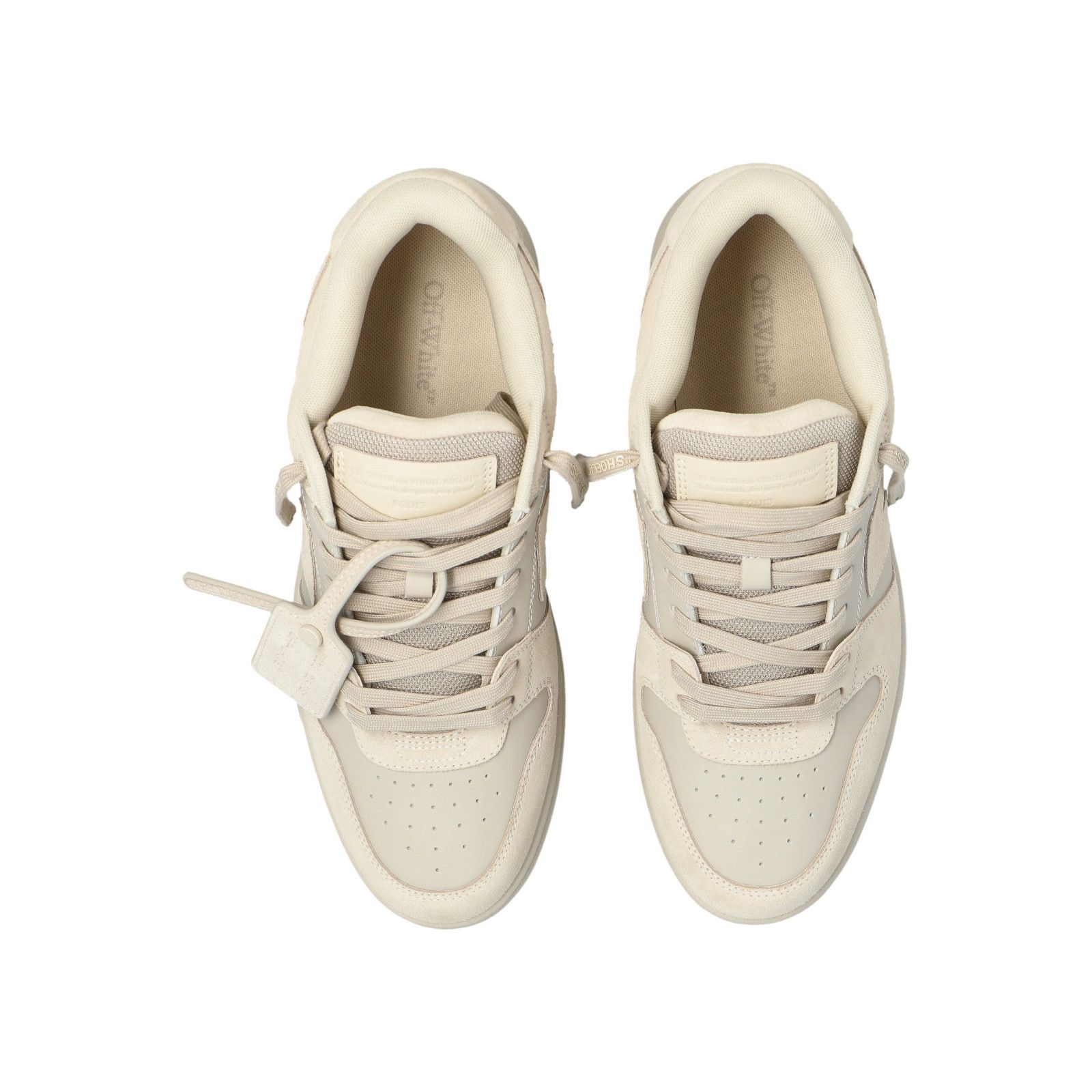 Off-White OFF-WHITE Beige Suede Sneakers New & Authentic (Men's size:U Size US 15 / EU 48 - 4 Thumbnail
