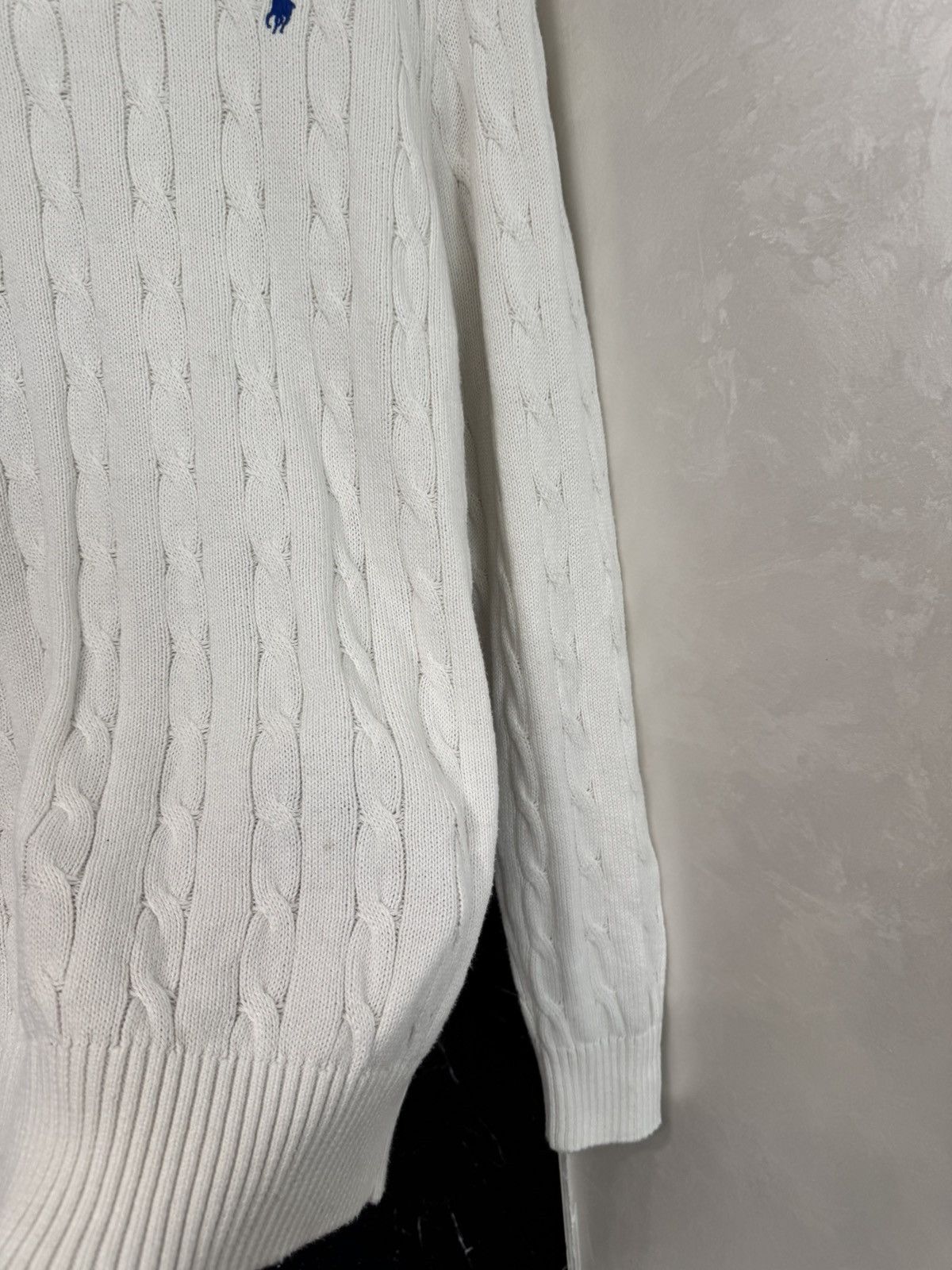 Ralph Lauren Vintage 90s Polo Ralph Lauren Sweater Cable Knit Jumper Size US S / EU 44-46 / 1 - 5 Thumbnail