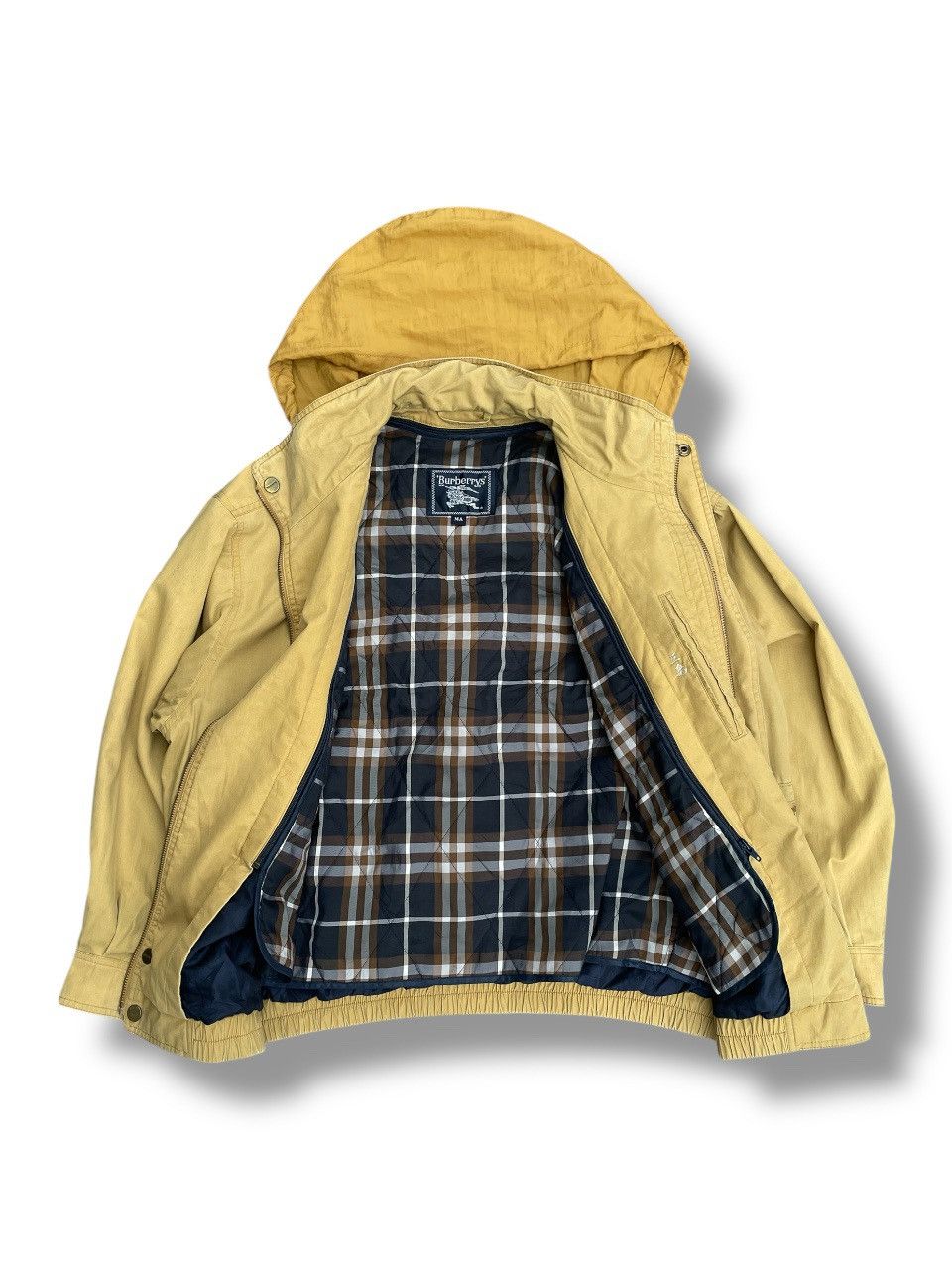 Burberry Vintage 90s Burberrys’ Light Bomber Jacket Size US L / EU 52-54 / 3 - 6 Thumbnail