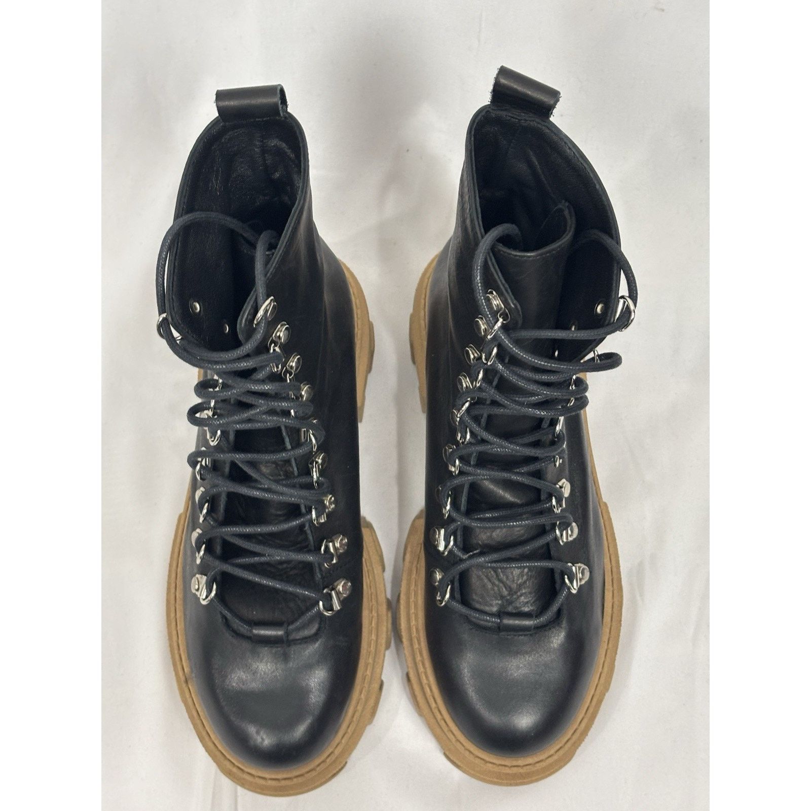 Sam Edelman Sam Edelman Women’s 5 Danika Black Leather Combat Boots Size US 5 / IT 35 - 4 Thumbnail
