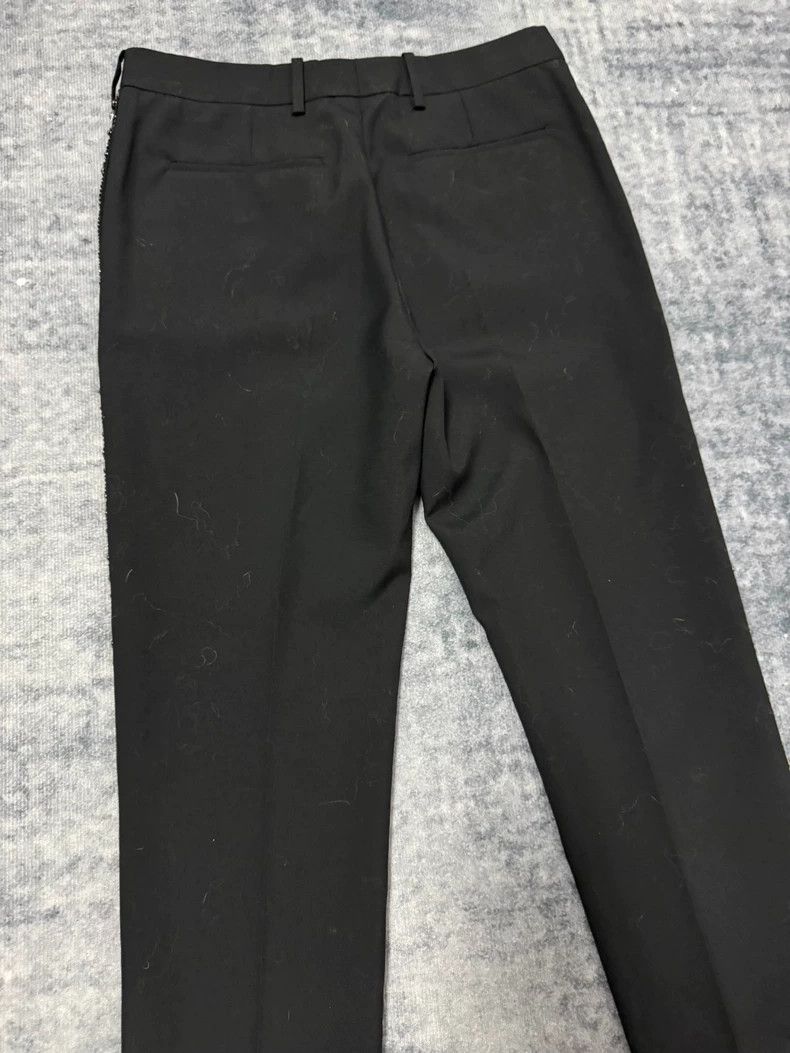 Saint Laurent Paris 19ss wool side sequined rhombus studde