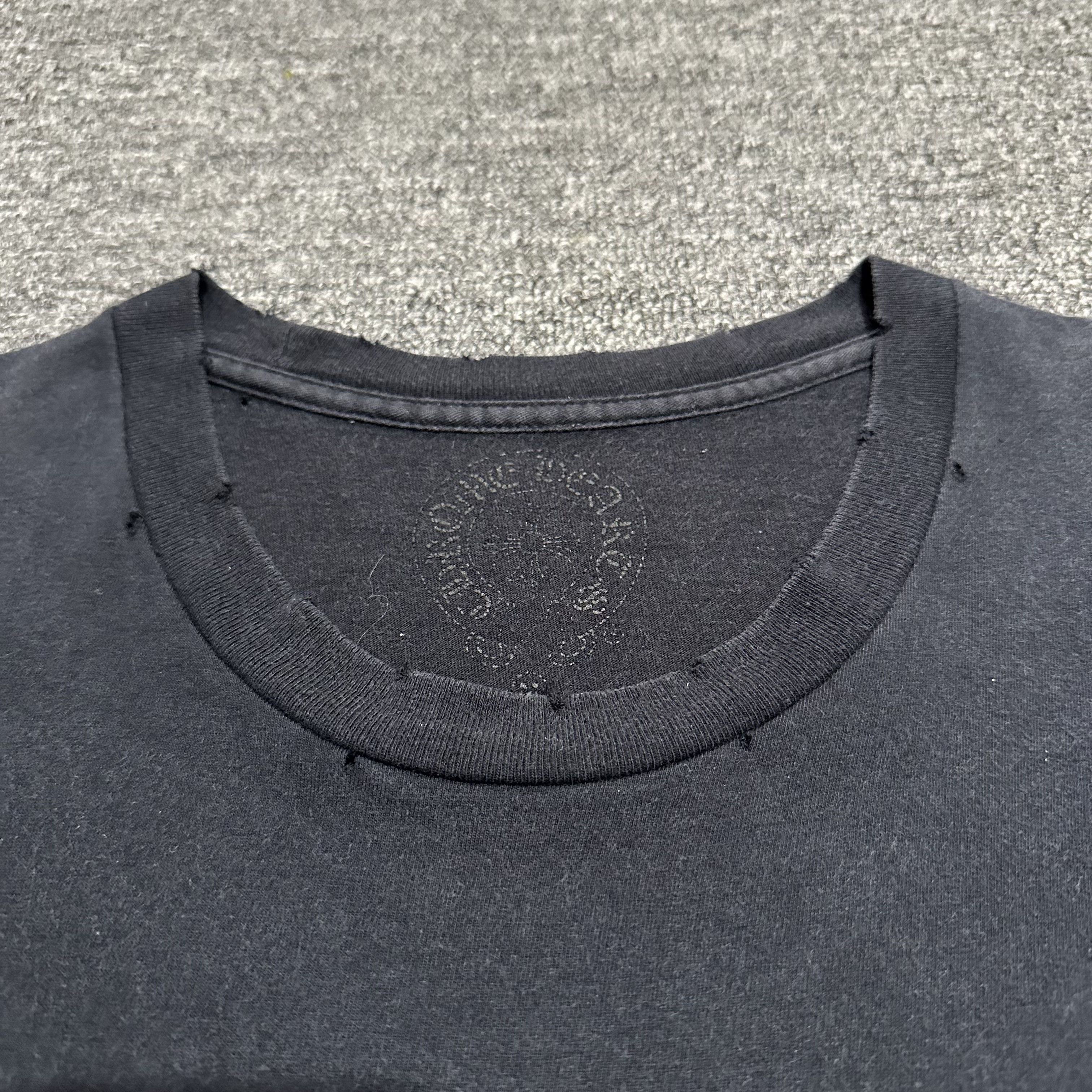 Chrome Hearts Chrome Hearts Foti Distressed Tee Size US M / EU 48-50 / 2 - 6 Thumbnail