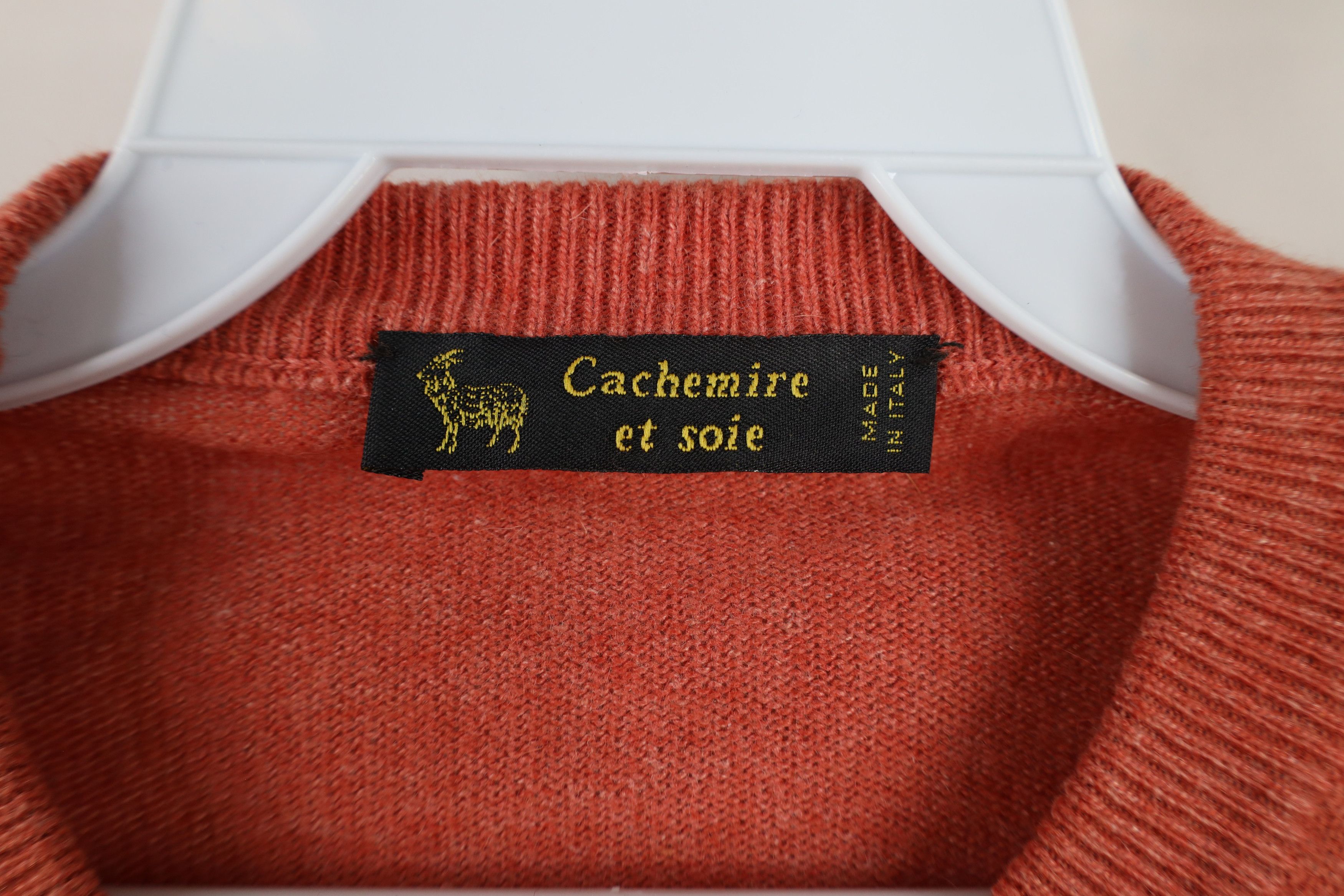 Vintage Vintage 90s Streetwear Cashmere Silk Wool Knit Sweater Size L / US 10 / IT 46 - 4 Thumbnail