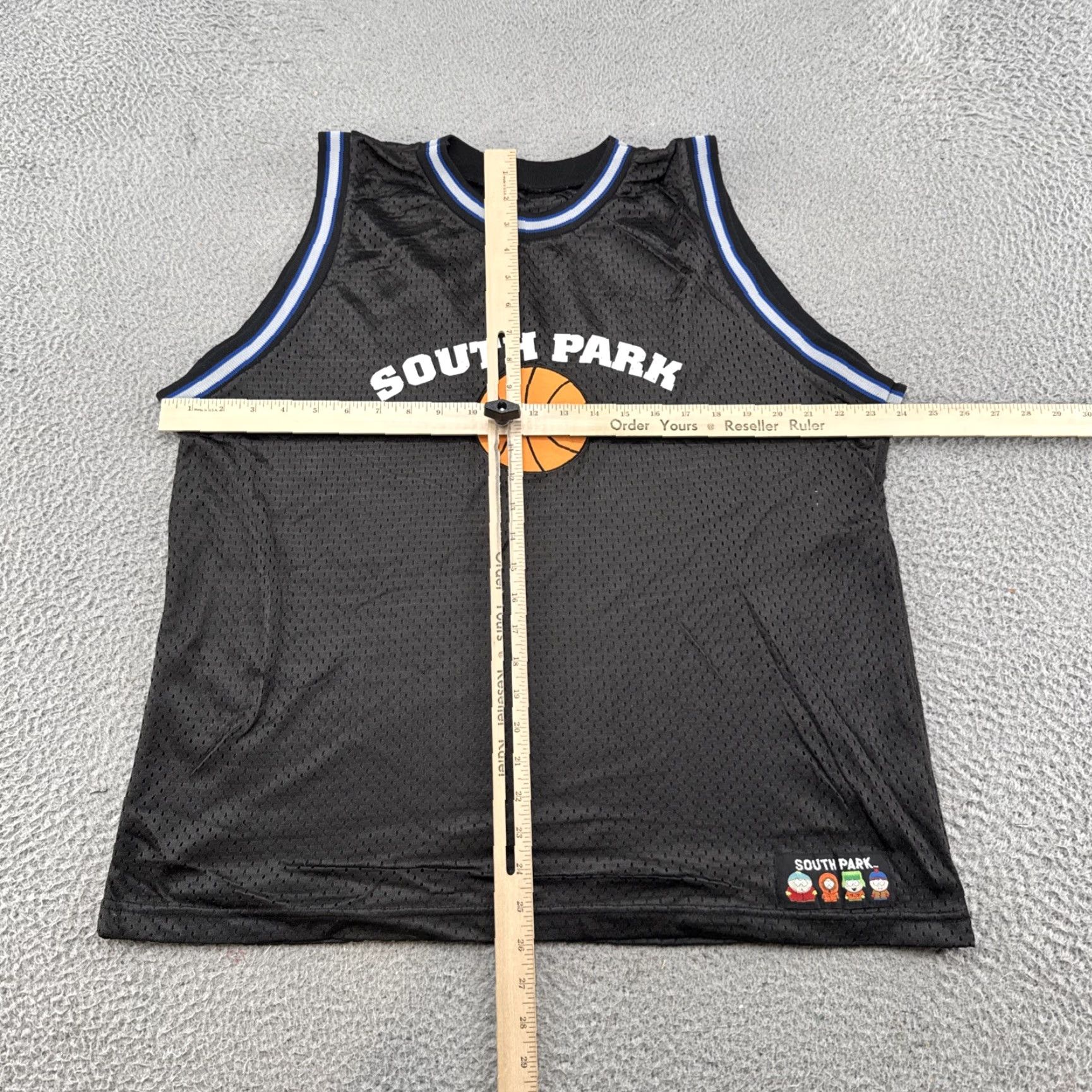 Vintage Vintage Comedy Central Kenny South Park Jersey Black SZ L Shirt Mens 1997 90s Cartoon USA Size US L / EU 52-54 / 3 - 6 Thumbnail