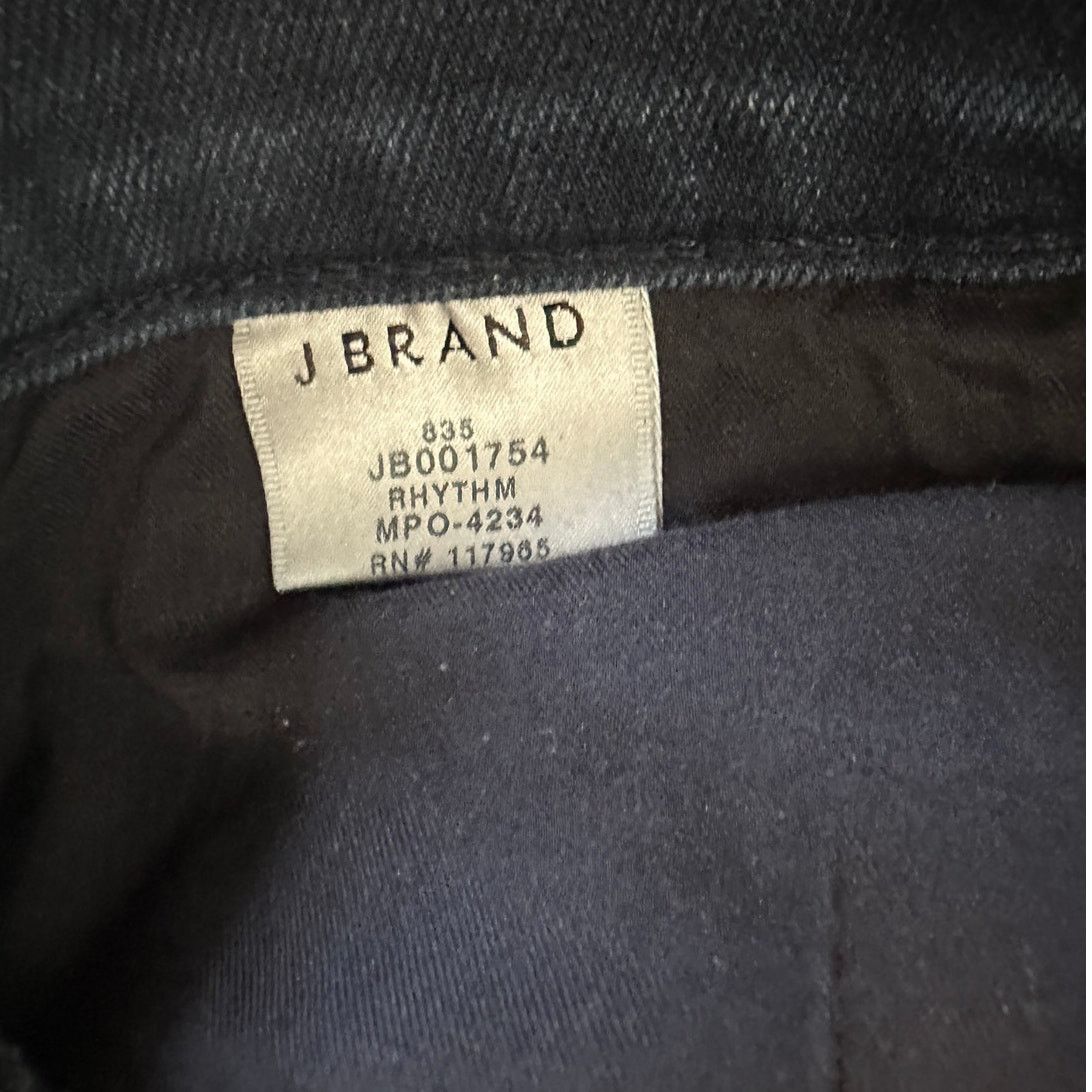 J Brand J Brand Rhythm Dark Wash Ankle Zip Denim Jeans 28 Size 28" / US 6 / IT 42 - 8 Thumbnail