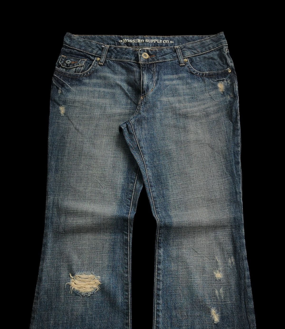 Massimo Osti Mossimo Supply Bootcuts Jeans Size 34" / US 12 / IT 48 - 6 Thumbnail