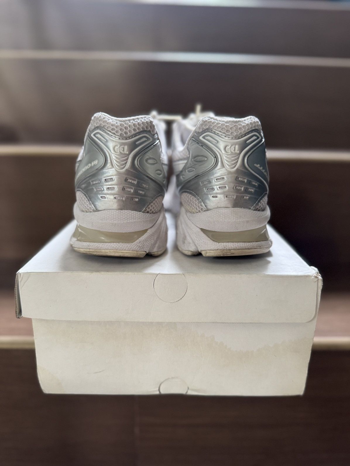Asics × JJJJound Asics Gel Kayano x JJJJound White Silver Size US 11 / EU 44 - 4 Thumbnail