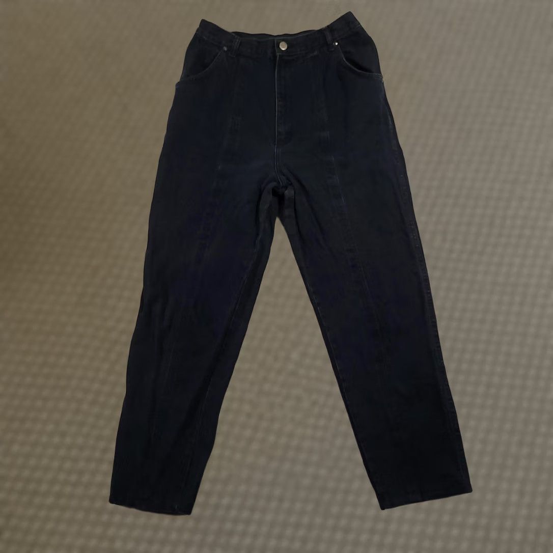 Cotton Traders VINTAGE Congo Traders Jeans Womens 16 High Waist Tapered Mom Made USA 90s Denim Jeans Womens 16 Blue Size 38" / US 16 / IT 52 - 1 Thumbnail