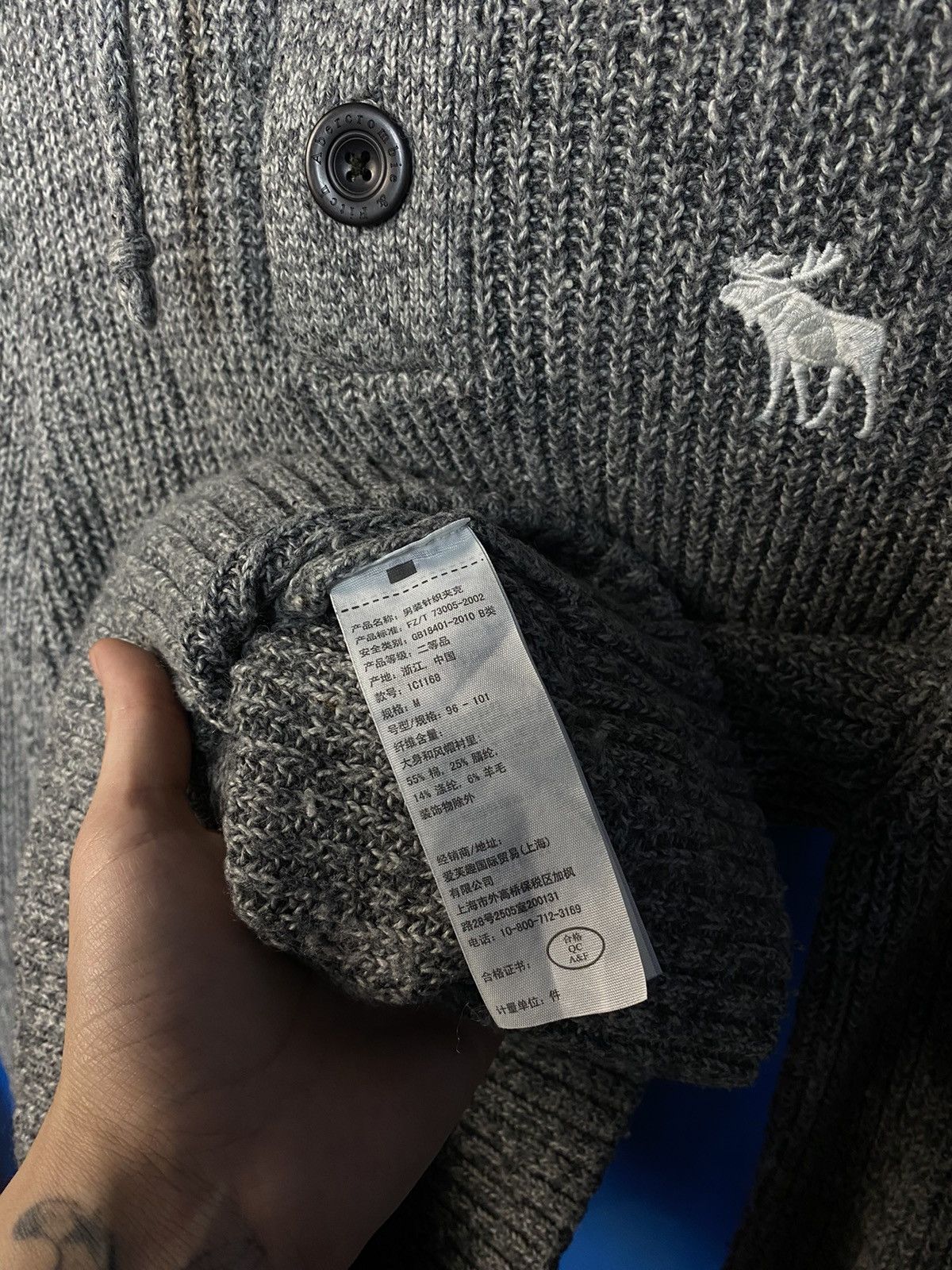 Abercrombie & Fitch × Japanese Brand × Vintage 💥 Abercrombie & Fitch New York sweater hoodie vintage Size US M / EU 48-50 / 2 - 5 Thumbnail