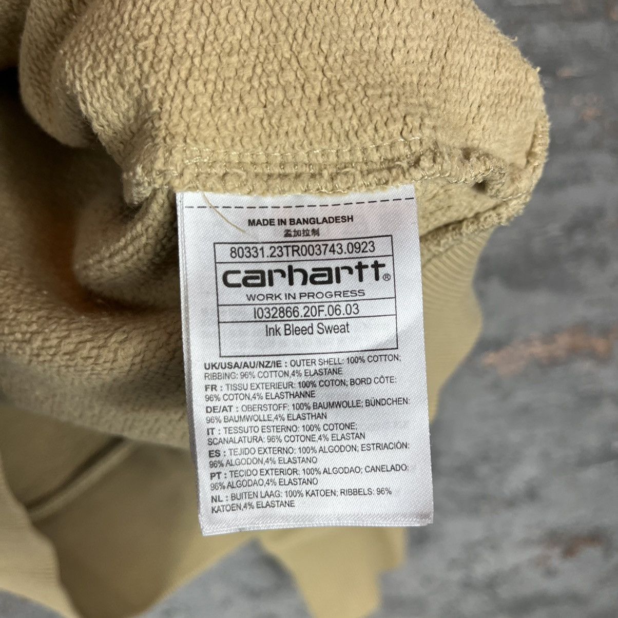 Carhartt Carhartt Ink Bleed crewneck big logo sweatshirt men’s XS Size US XS / EU 42 / 0 - 11 Thumbnail