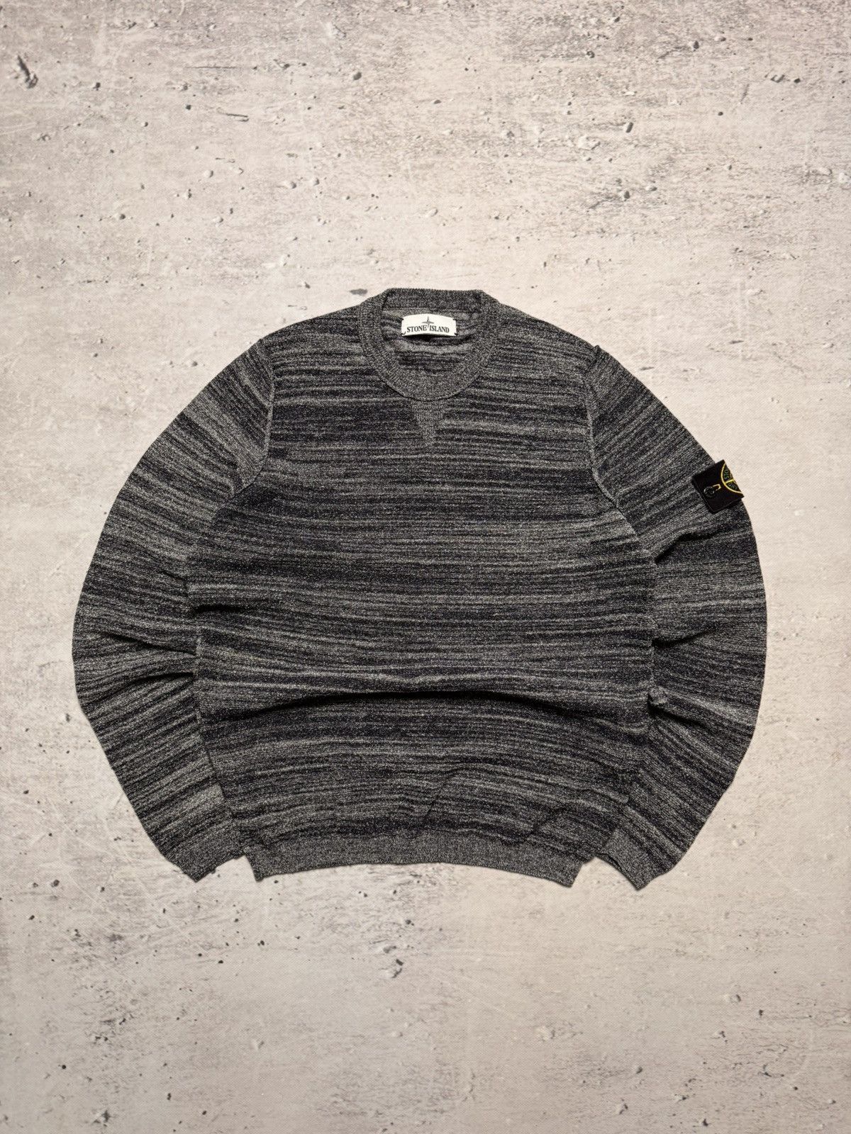 Stone Island × Vintage STONE ISLAND VINTAGE BASIC LOGO SWEATER Size US L / EU 52-54 / 3 - 1 Thumbnail