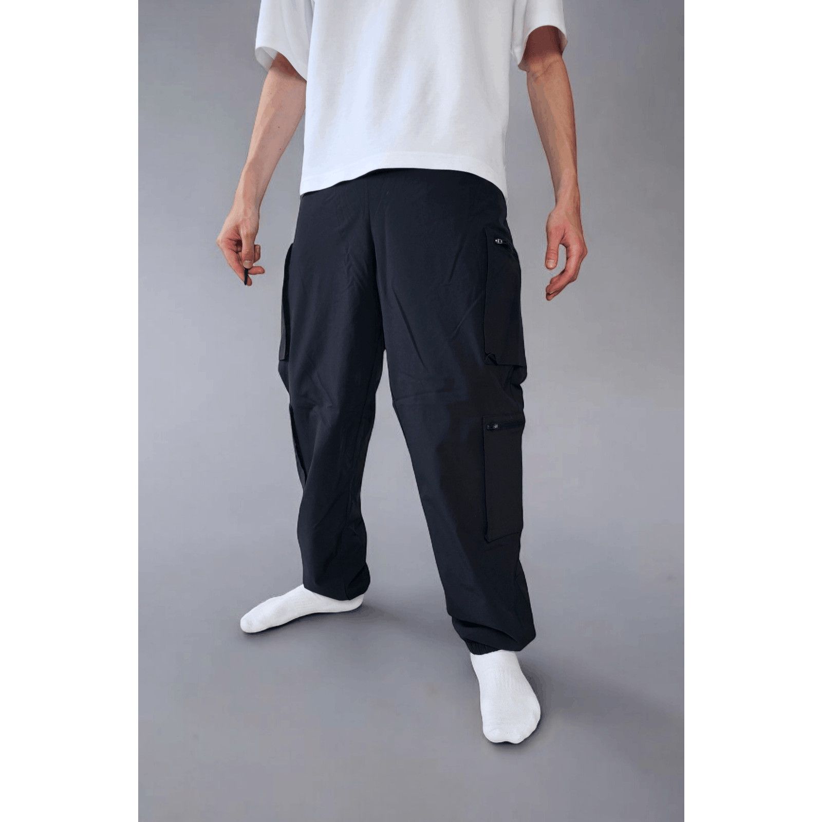 Ellesse × Vintage 💎 NEW Size XXL Ellesse Y2K Black Cargo Multi-pocket Pants Size US 36 / EU 52 - 1 Thumbnail