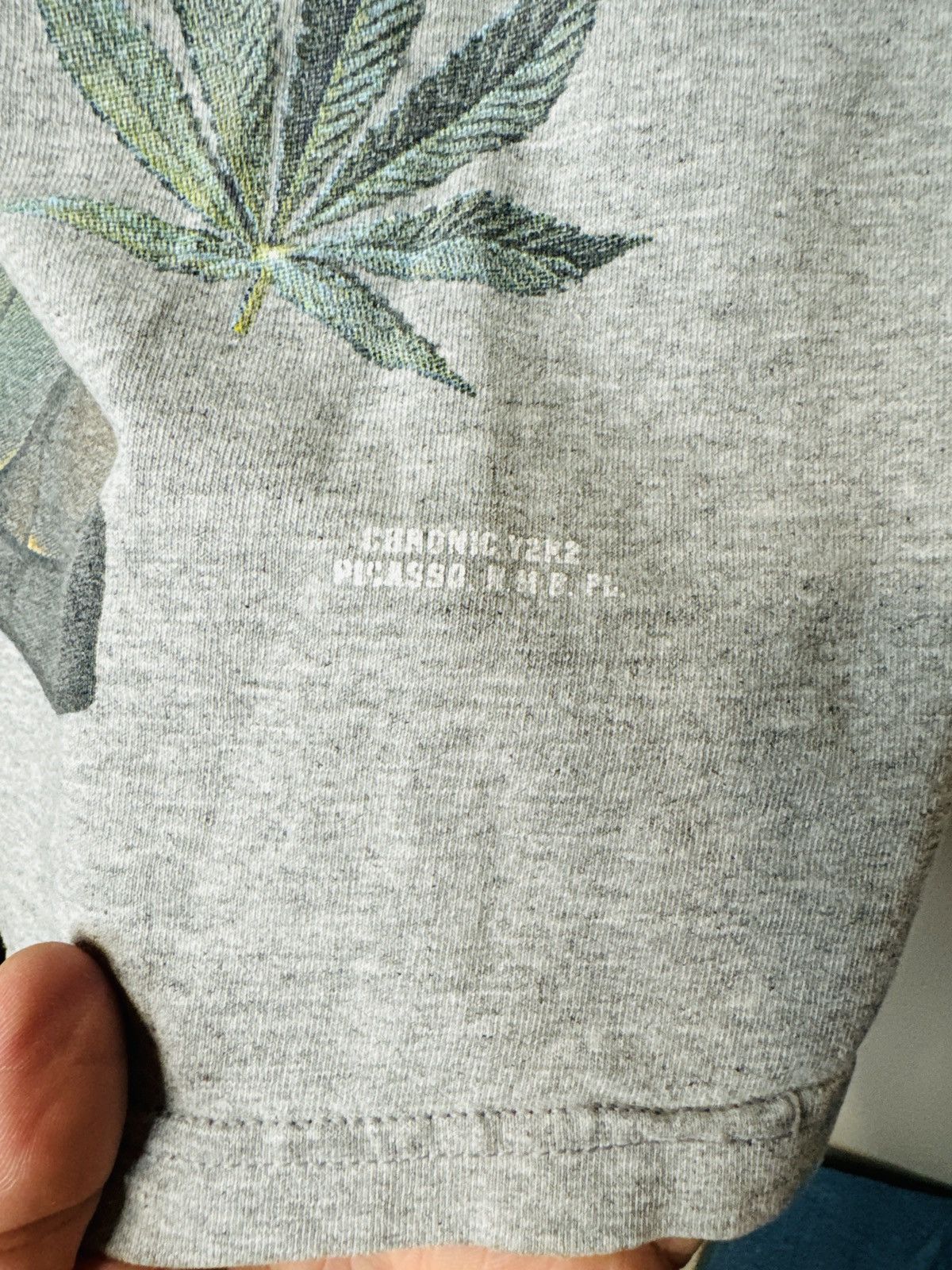 Vintage Vintage 90s Weed T Shirt In Ganja We Trust Caricature Size US XL / EU 56 / 4 - 9 Thumbnail