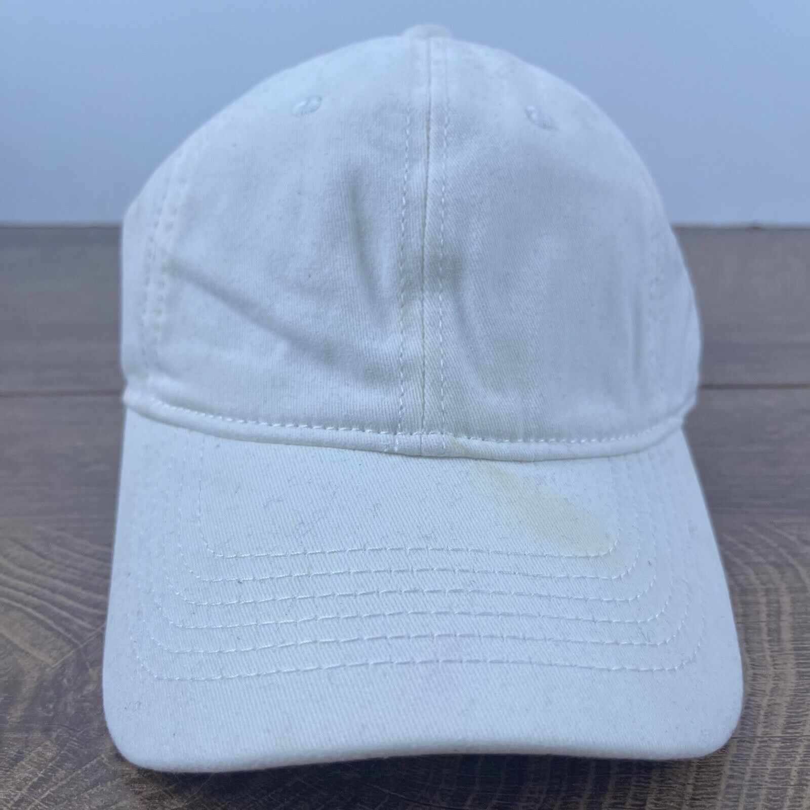 Other Plain White Hat Adult Cap Hat White Cap Hat Adjustable Hat W Size ONE SIZE - 1 Thumbnail