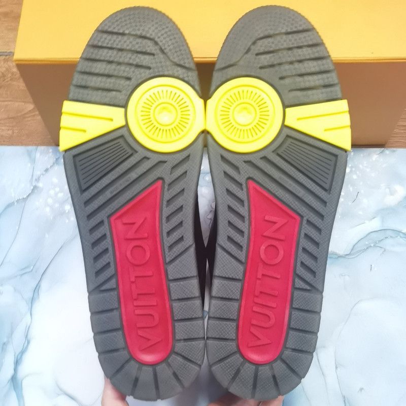 Louis Vuitton Louis Vuitton Black Trainer Fashion Sneakers -2508 Size US 8.5 / EU 41-42 - 4 Thumbnail