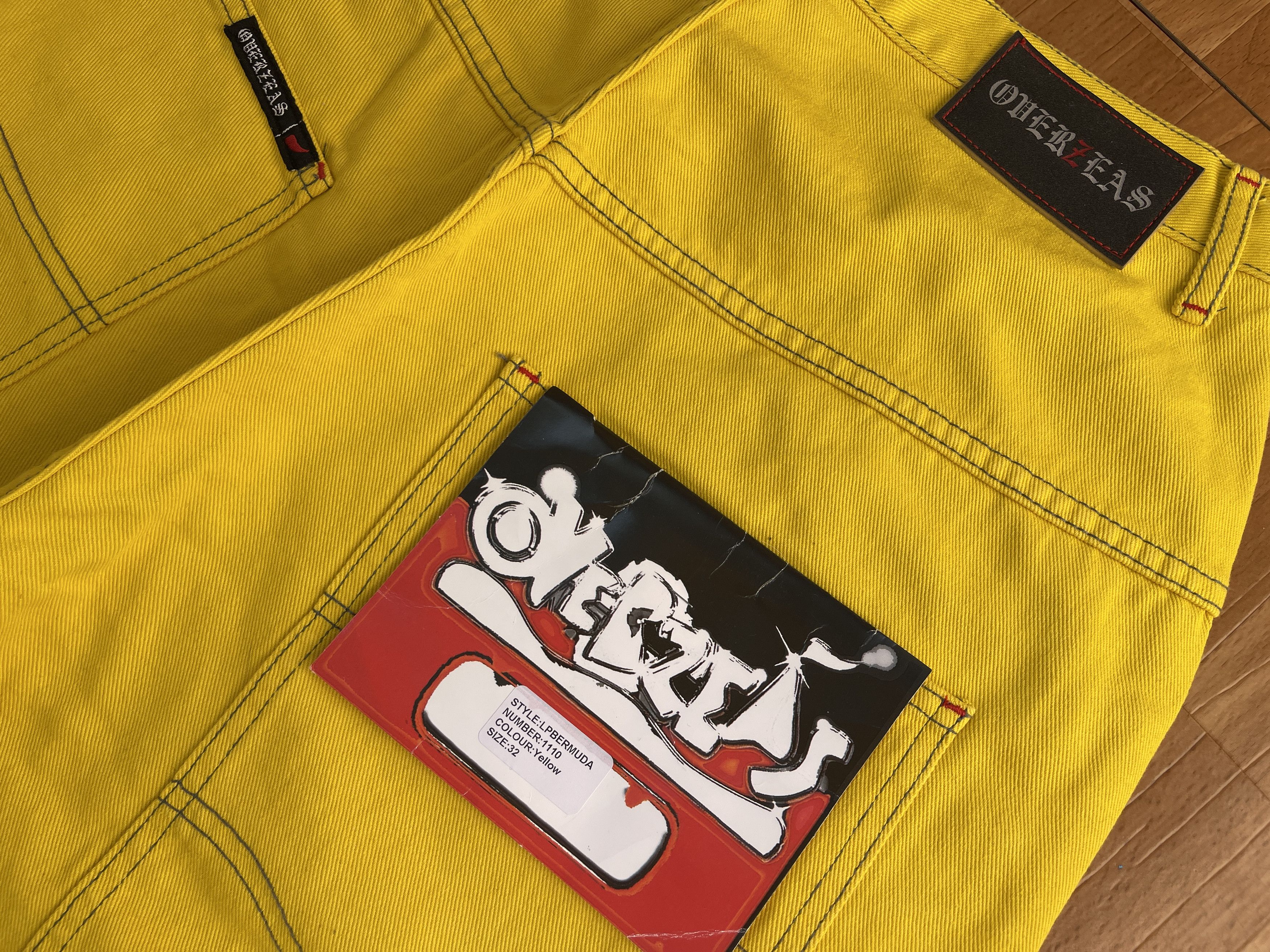 Other Overseas jeans shorts, vintage denim hip hop, 90s, size W 32 Size US 32 / EU 48 - 6 Thumbnail