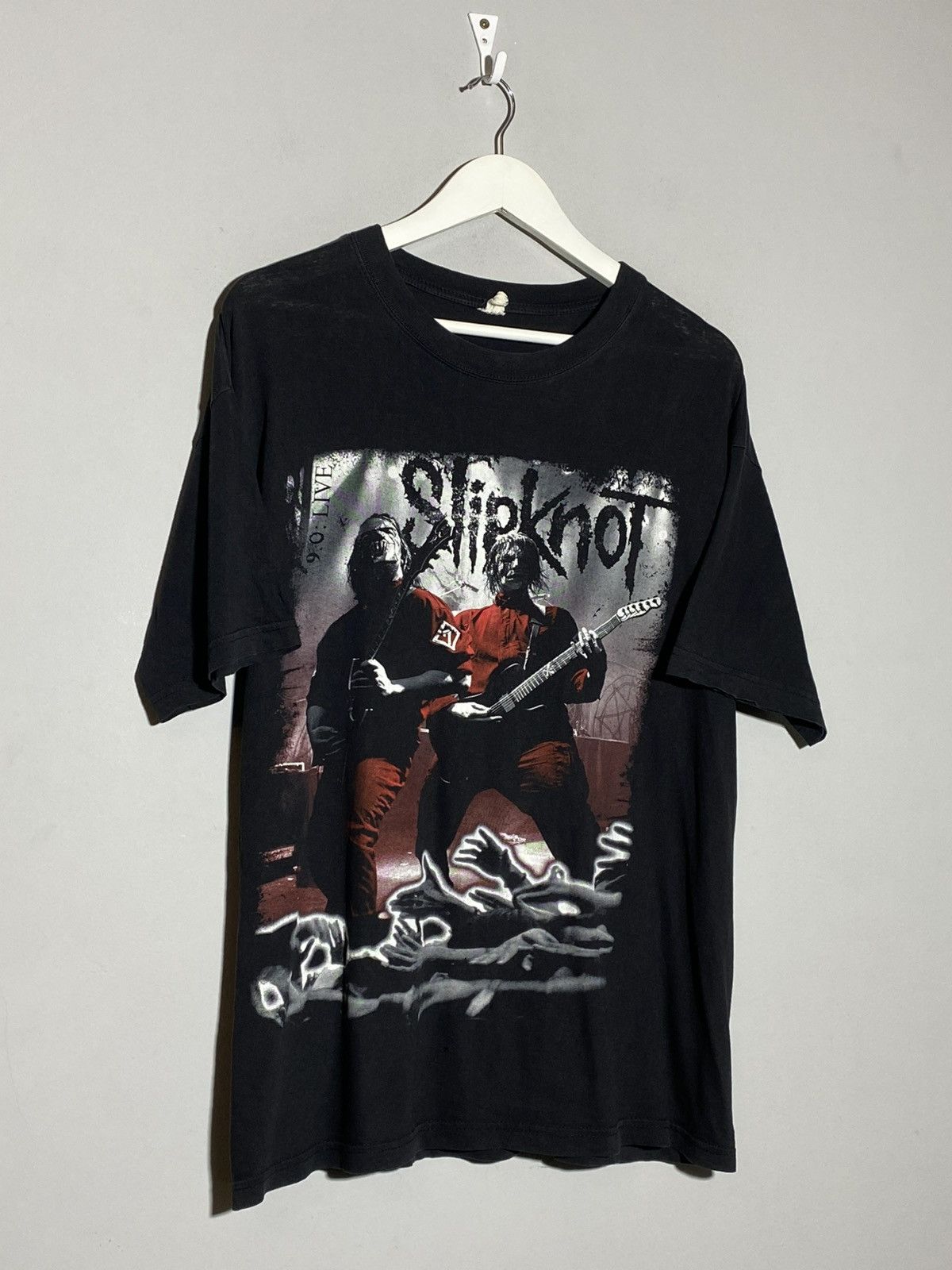 Slipknot Slipknot 9.0 Live Vintage Rare Print T-shirt Rock Band Tee Size US L / EU 52-54 / 3 - 4 Thumbnail