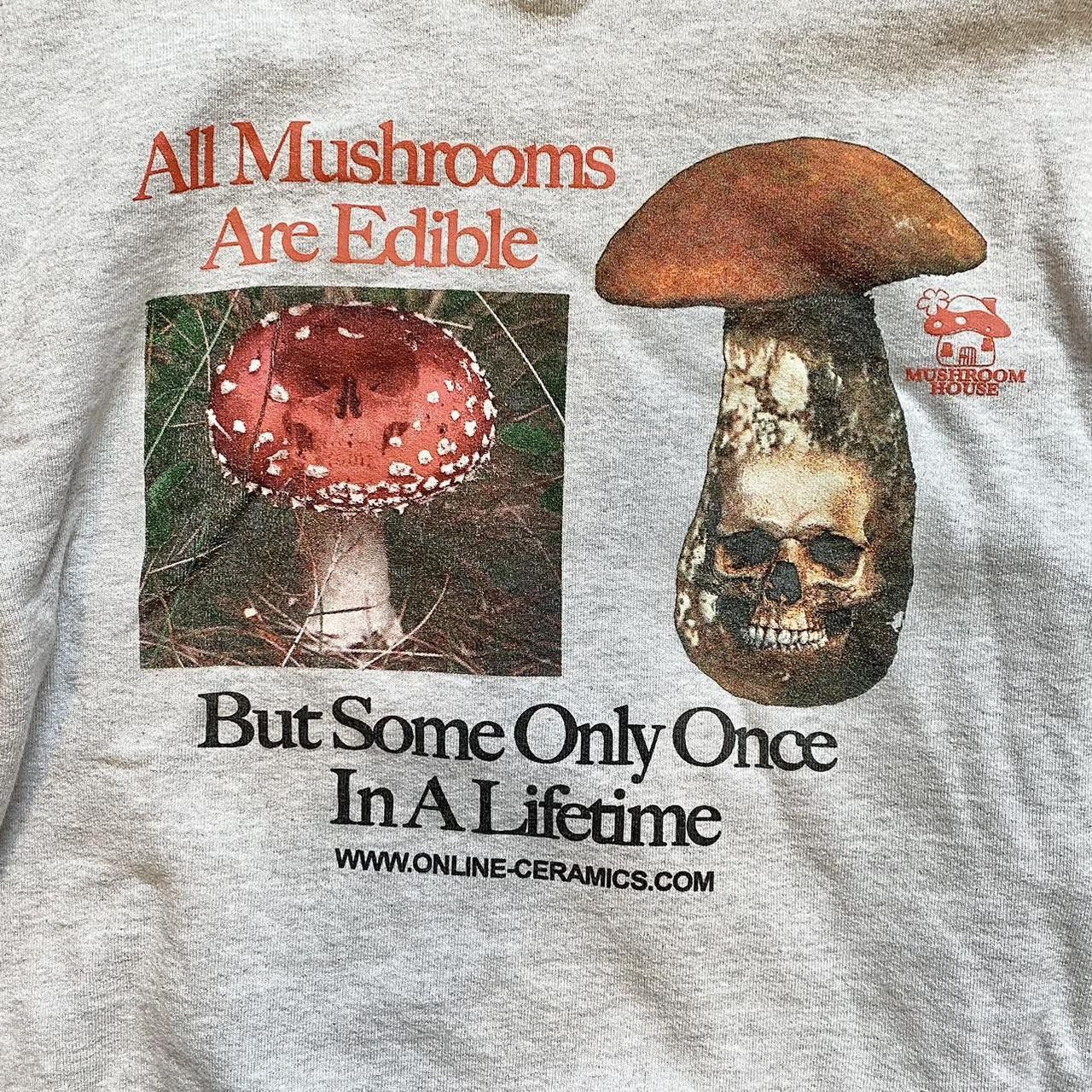 Online Ceramics Online Ceramics “All Mushrooms Are Edible” Crewneck... Size US S / EU 44-46 / 1 - 4 Thumbnail