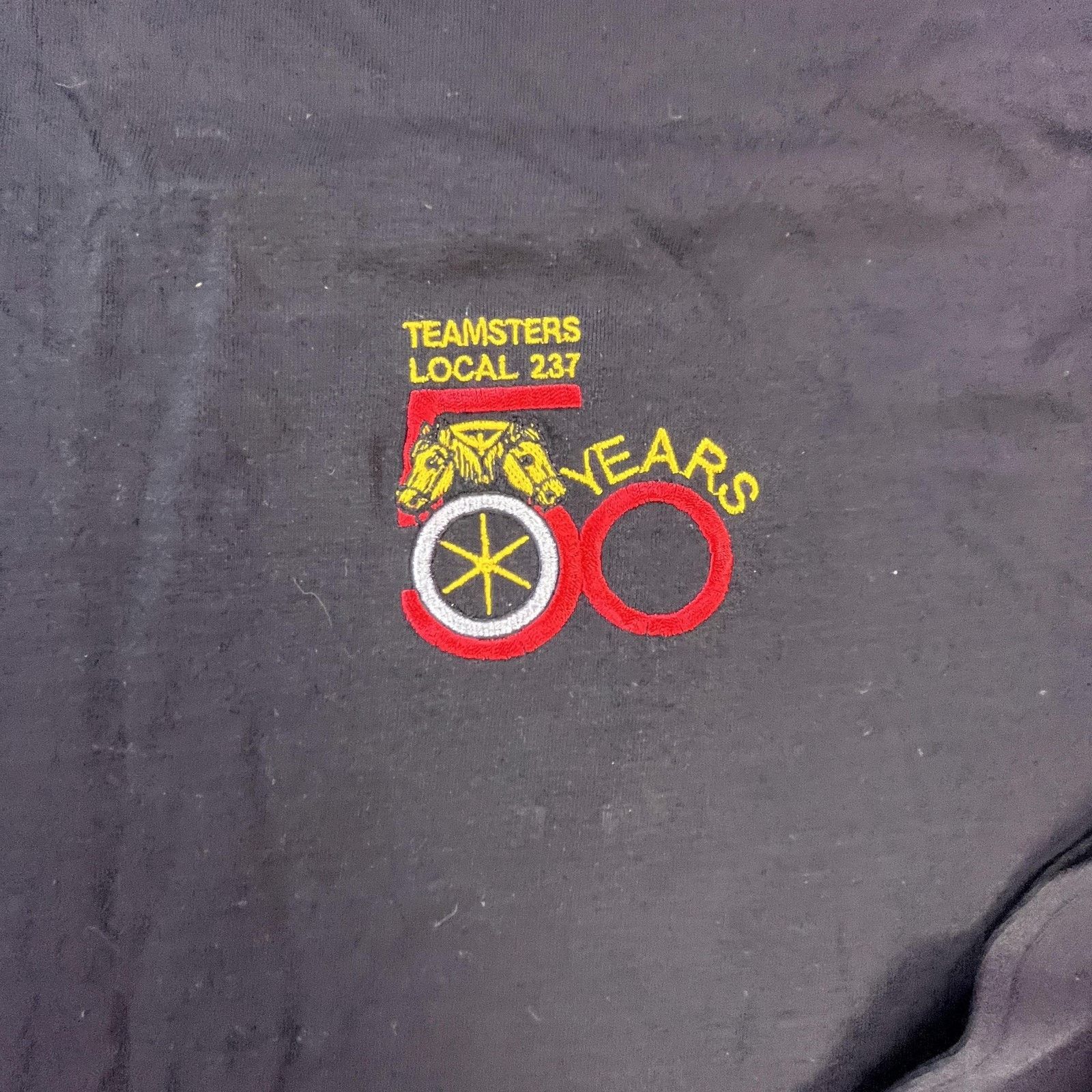 Other VINTAGE Teamsters Local 237 Shirt Mens XL Turtleneck USA Size US XL / EU 56 / 4 - 2 Thumbnail
