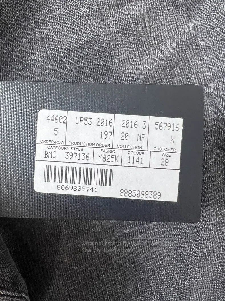 Saint Laurent Paris Saint Laurent Paris Smoke Gray Basic Denim Jeans Size US 28 / EU 44 - 6 Thumbnail