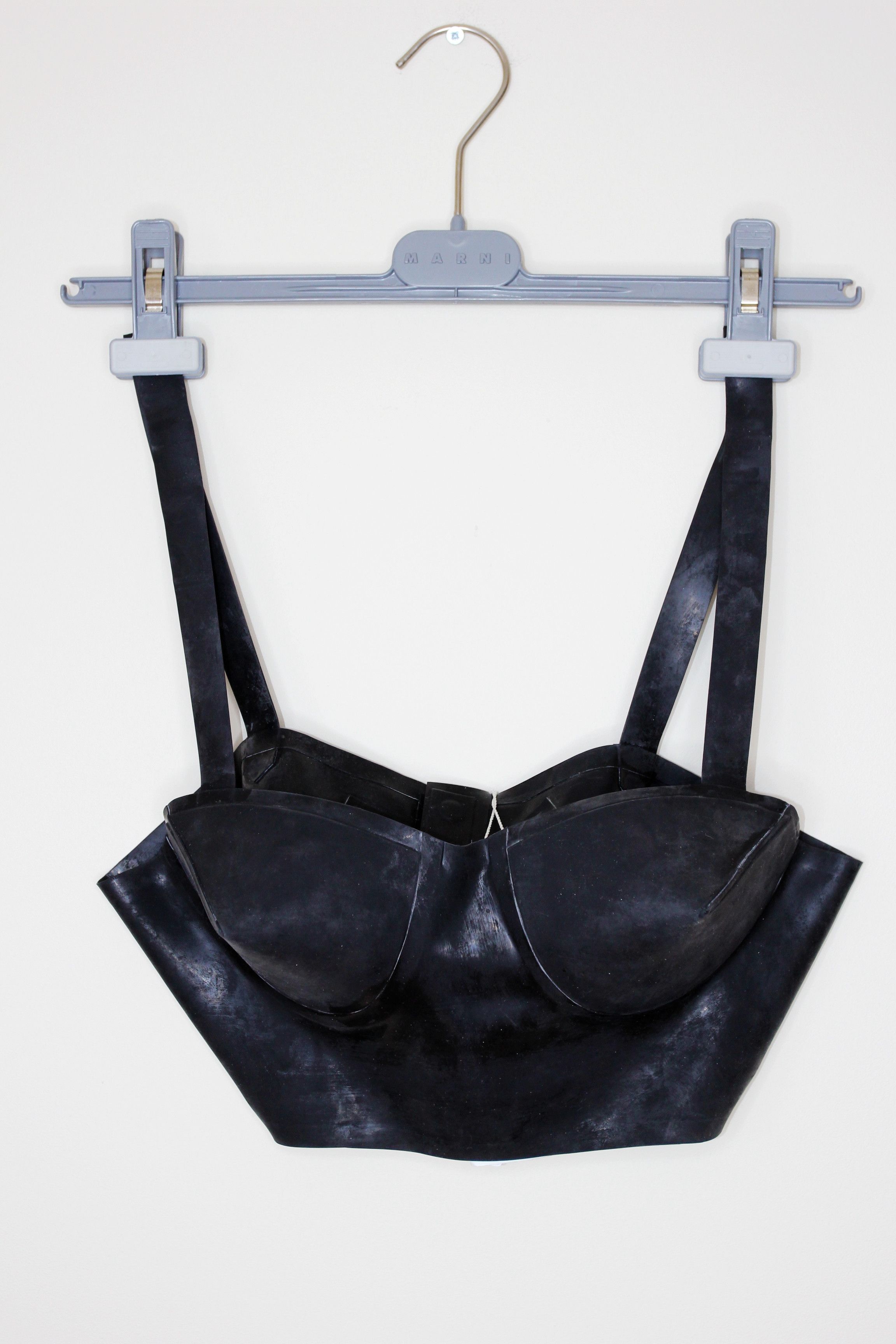 Maison Margiela BNWT AW23 MAISON MARGIELA LATEX BALCONETTE BRA 44 Size M / US 6-8 / IT 42-44 - 2 Thumbnail