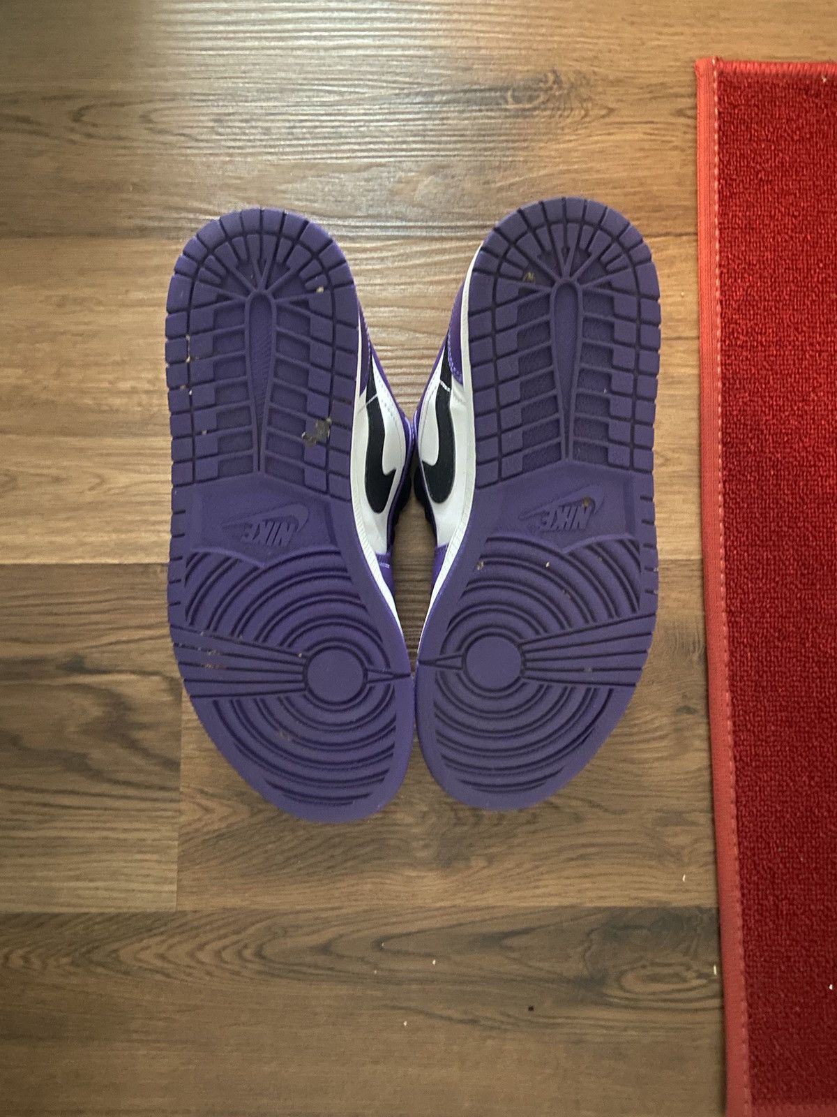 Jordan Brand × Nike Jordan 1 Low Court Purple White Size US 8.5 / EU 41-42 - 7 Thumbnail